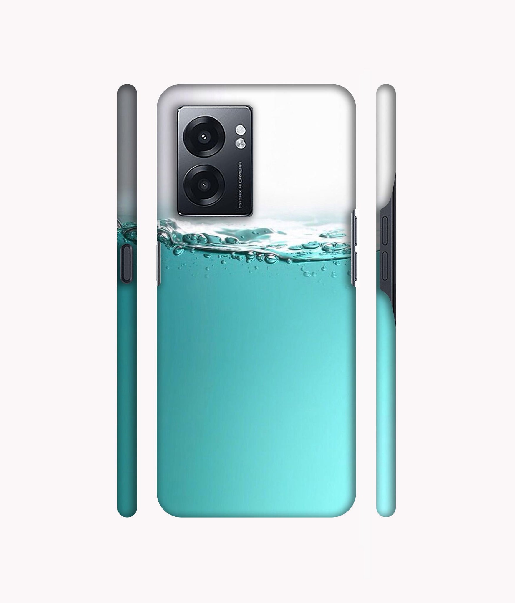 Half Fill Designer Hard Back Cover for Realme Narzo 50 5G / Oppo K10 5G / Oppo A57 5G