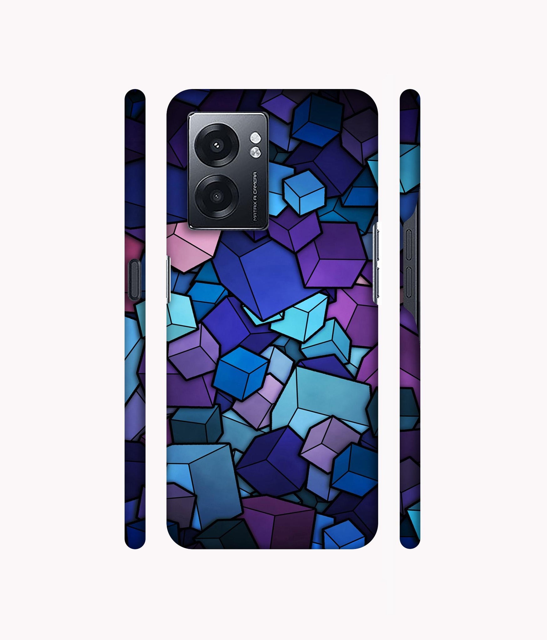 Color Box Designer Hard Back Cover for Realme Narzo 50 5G / Oppo K10 5G / Oppo A57 5G