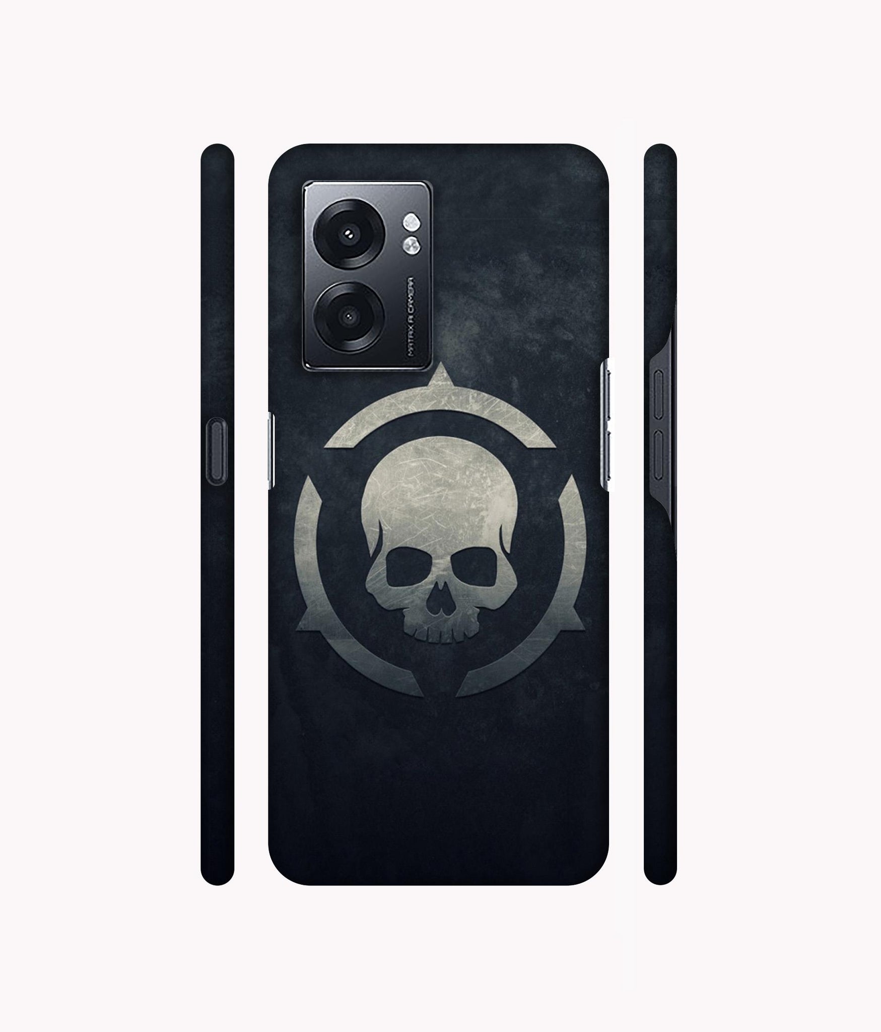 Skull Pattern Print Designer Hard Back Cover for Realme Narzo 50 5G / Oppo K10 5G / Oppo A57 5G