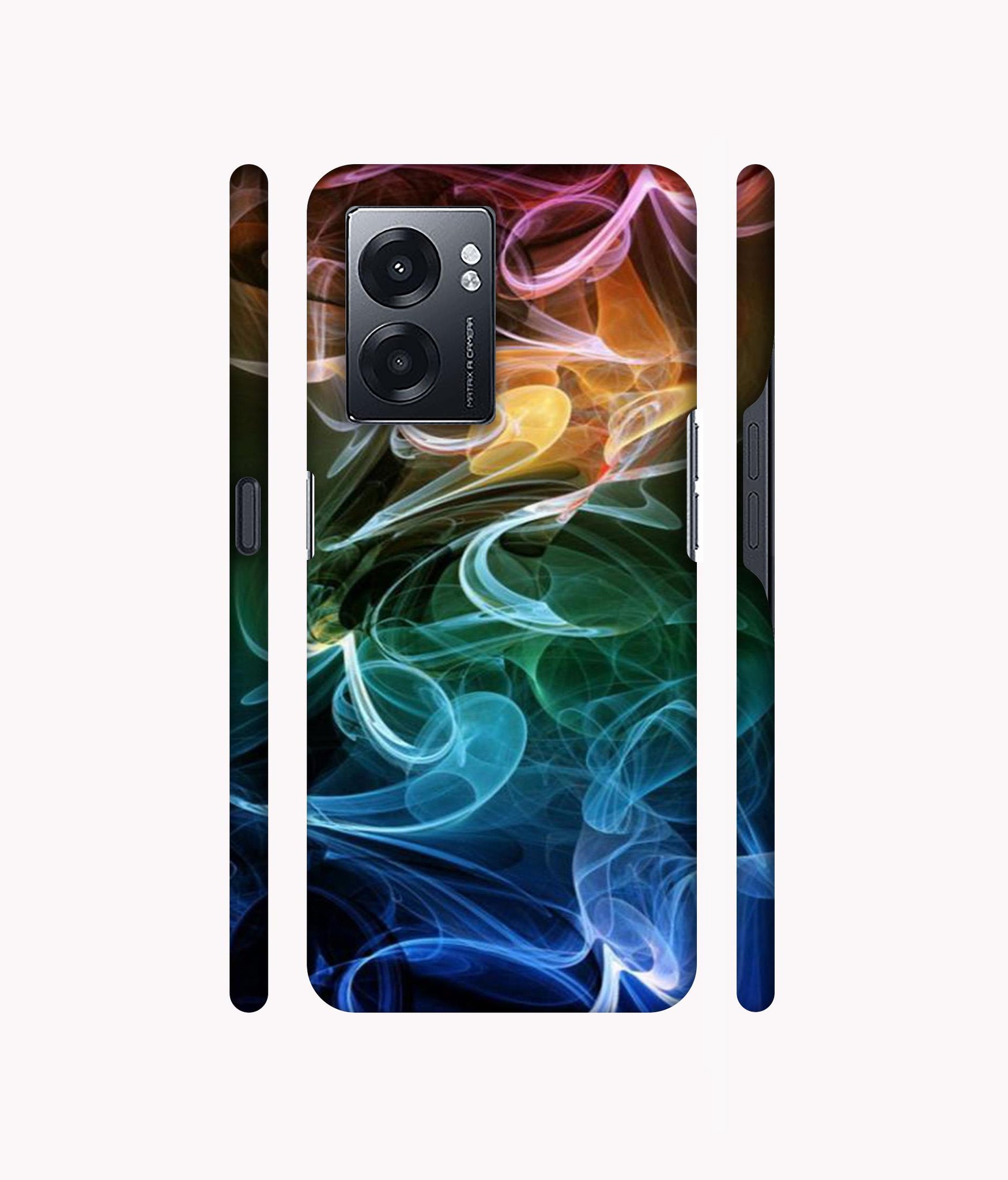 Smoky Pattern Designer Hard Back Cover for Realme Narzo 50 5G / Oppo K10 5G / Oppo A57 5G