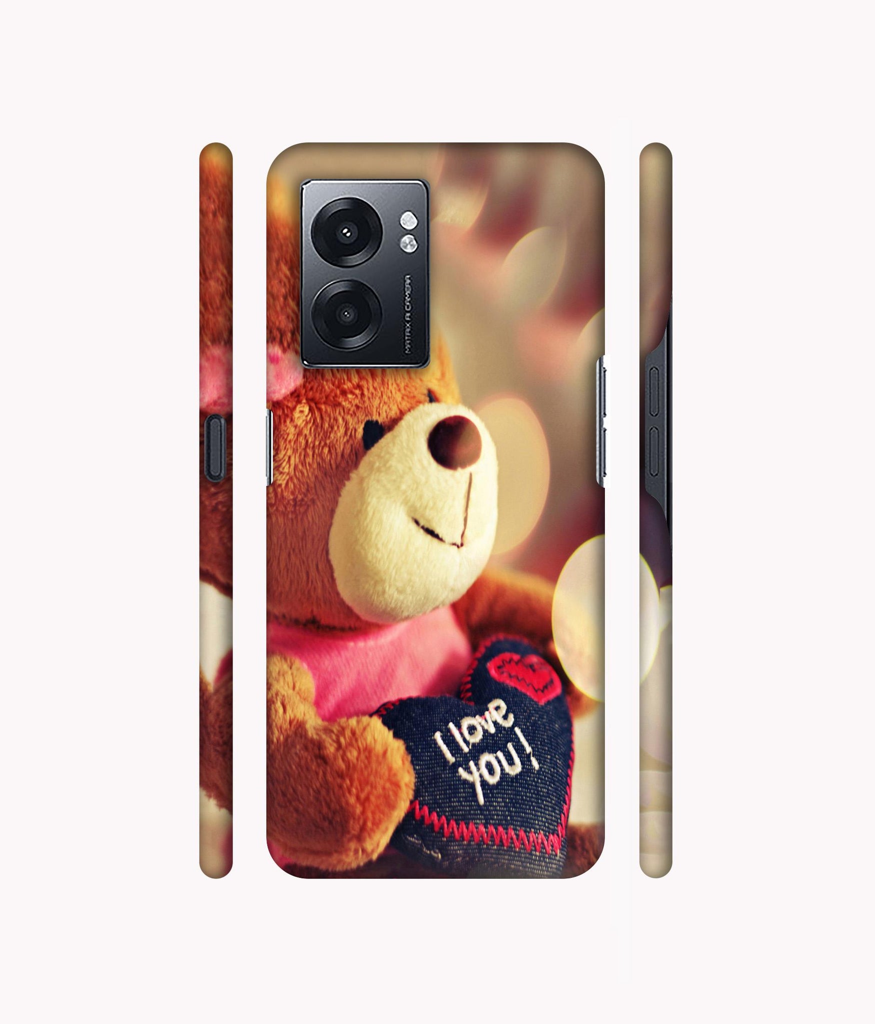 Teddy Bear Designer Hard Back Cover for Realme Narzo 50 5G / Oppo K10 5G / Oppo A57 5G