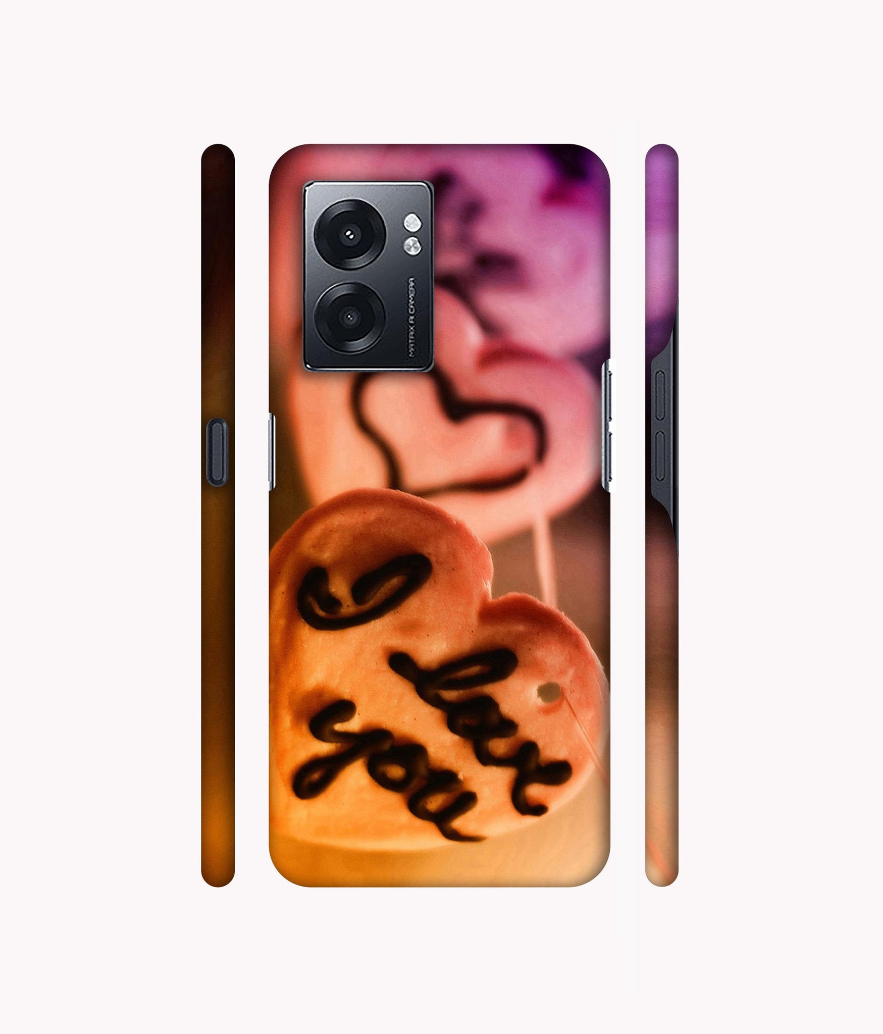 I Love you Designer Hard Back Cover for Realme Narzo 50 5G / Oppo K10 5G / Oppo A57 5G
