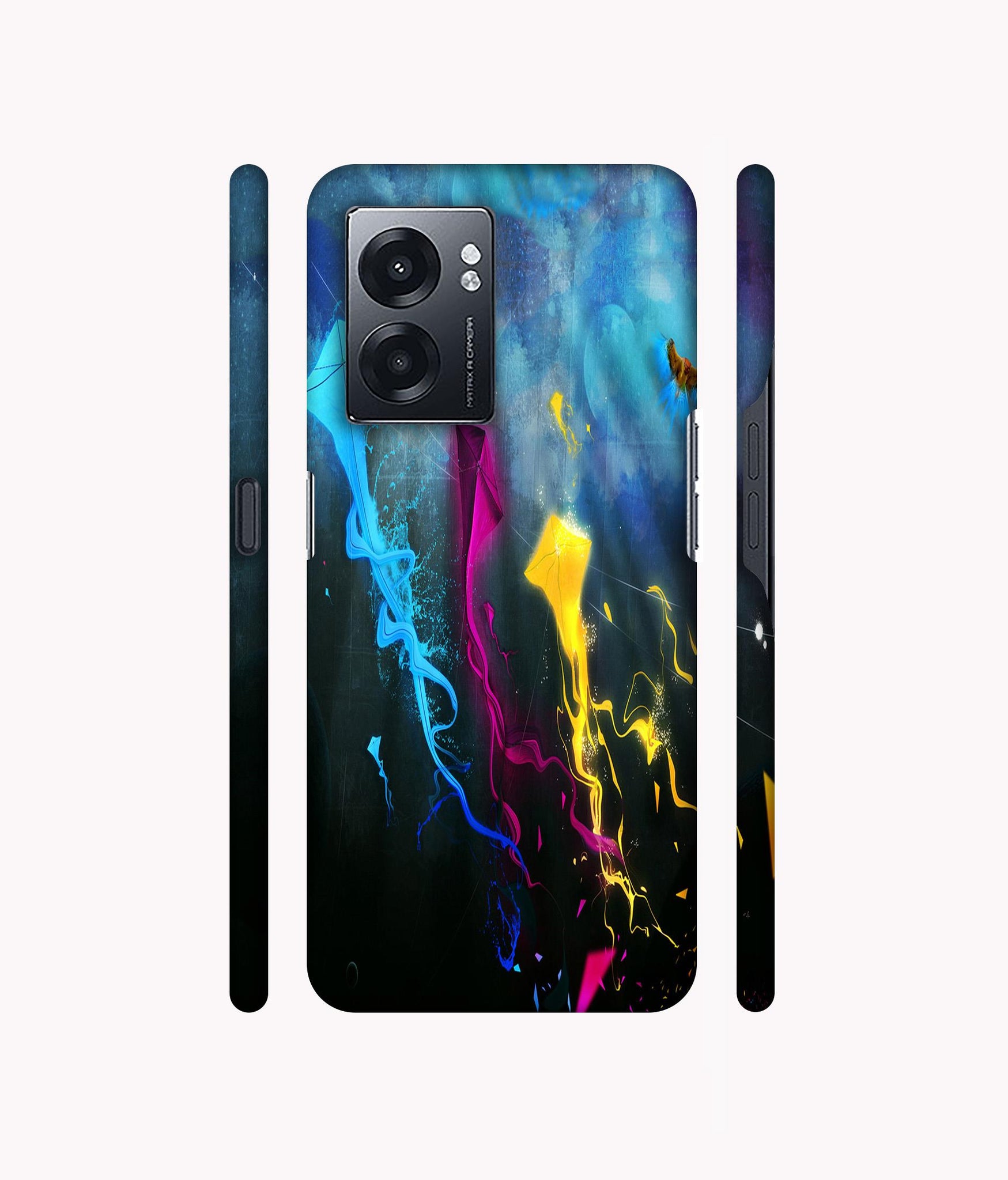 Kites Designer Hard Back Cover for Realme Narzo 50 5G / Oppo K10 5G / Oppo A57 5G