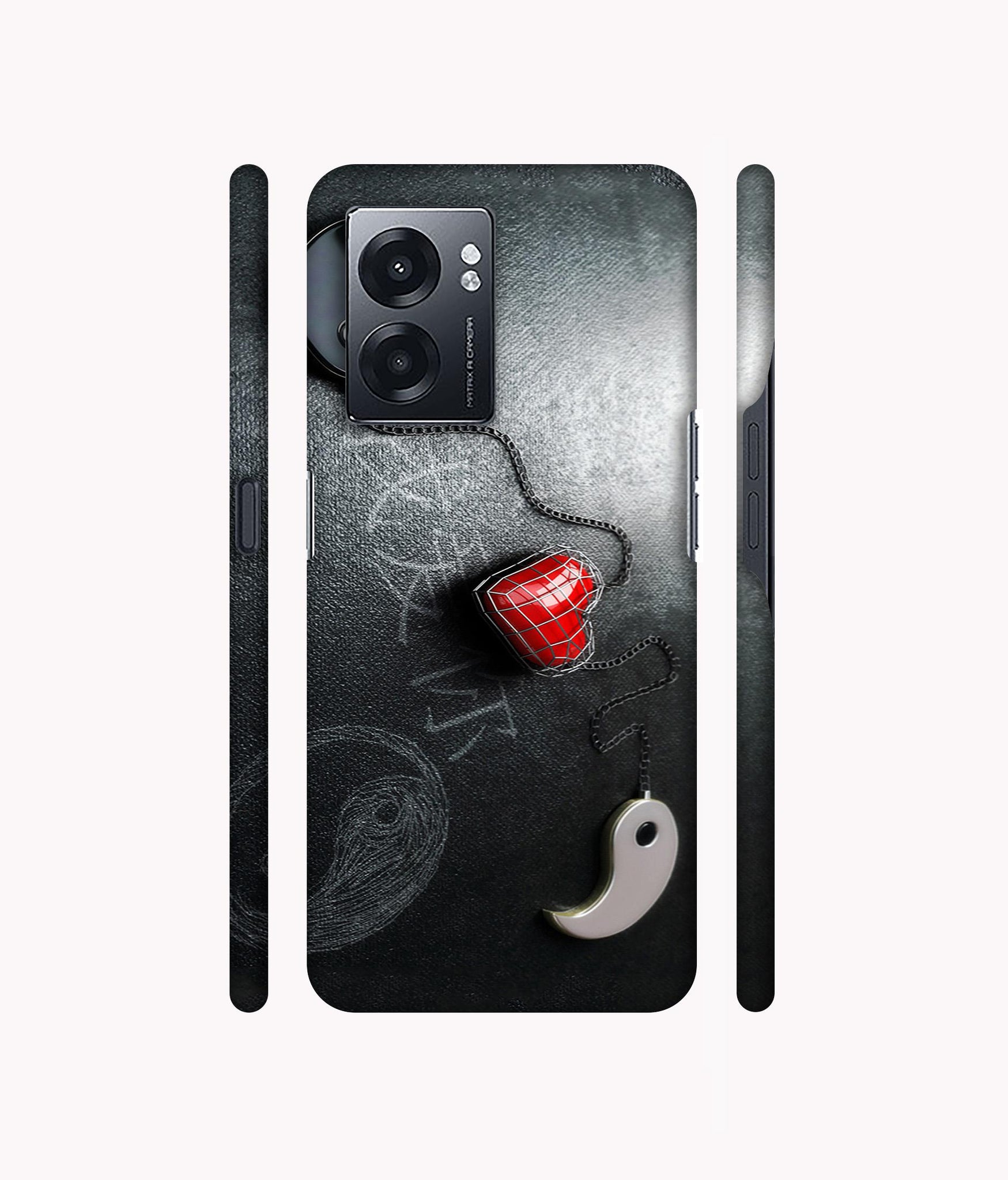 Chinnese Yin and Yang Designer Hard Back Cover for Realme Narzo 50 5G / Oppo K10 5G / Oppo A57 5G
