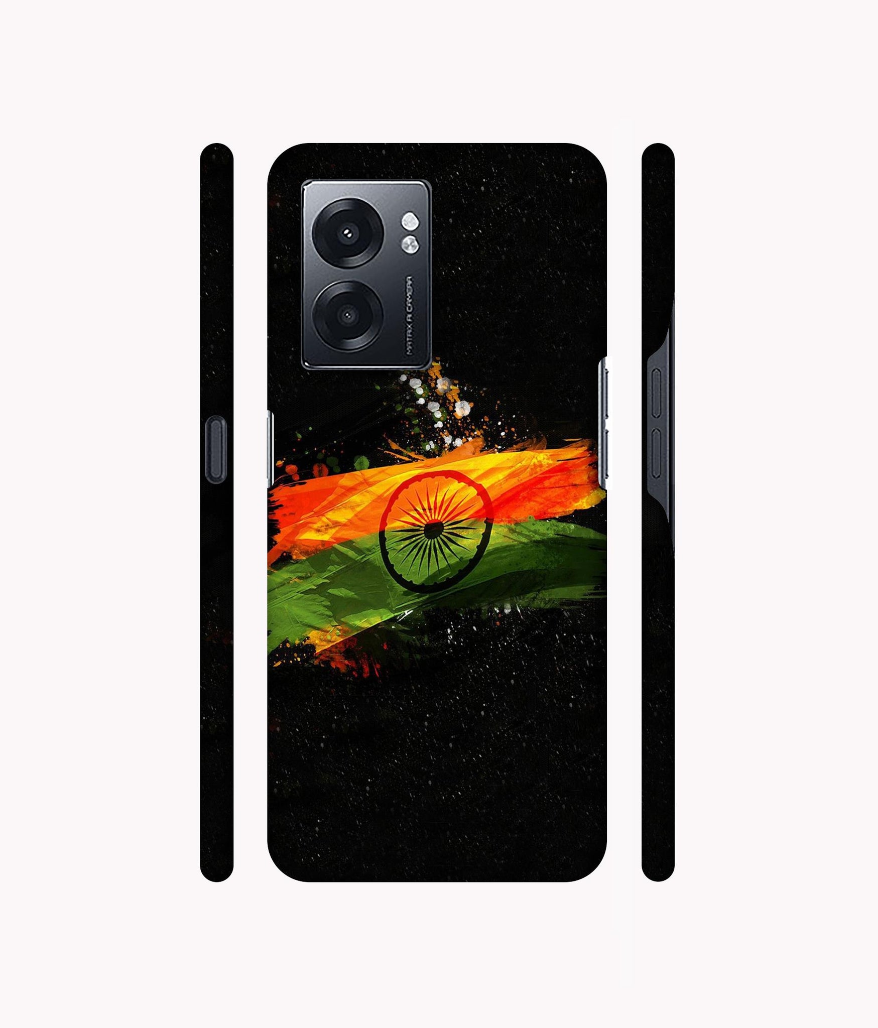 Indian Flag Designer Hard Back Cover for Realme Narzo 50 5G / Oppo K10 5G / Oppo A57 5G