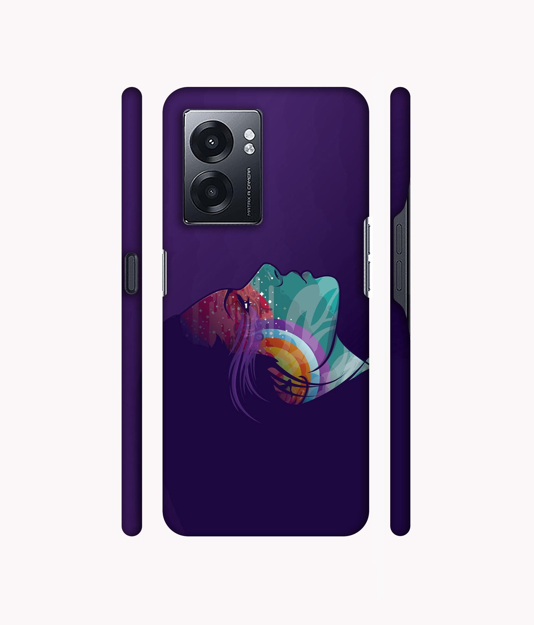Vector Girl Designer Hard Back Cover for Realme Narzo 50 5G / Oppo K10 5G / Oppo A57 5G