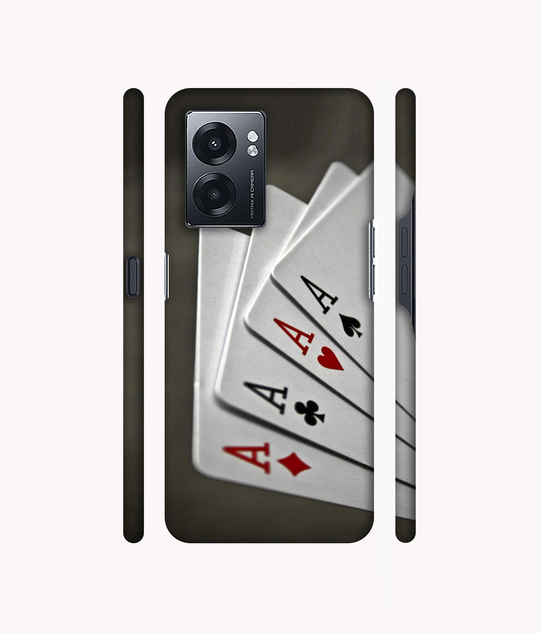 Ace Cards Designer Hard Back Cover for Realme Narzo 50 5G / Oppo K10 5G / Oppo A57 5G