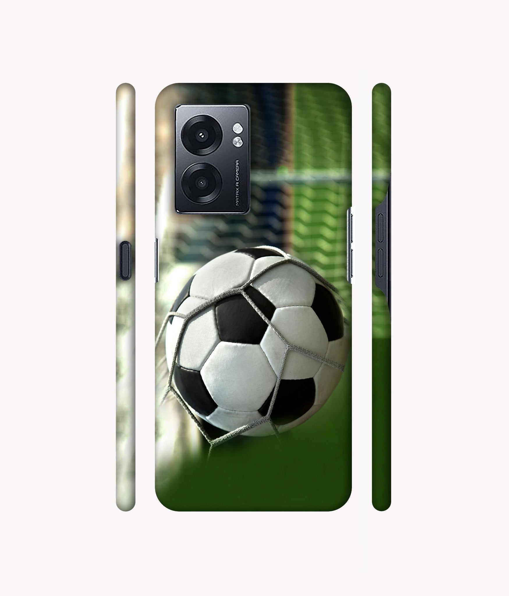 Football Designer Hard Back Cover for Realme Narzo 50 5G / Oppo K10 5G / Oppo A57 5G