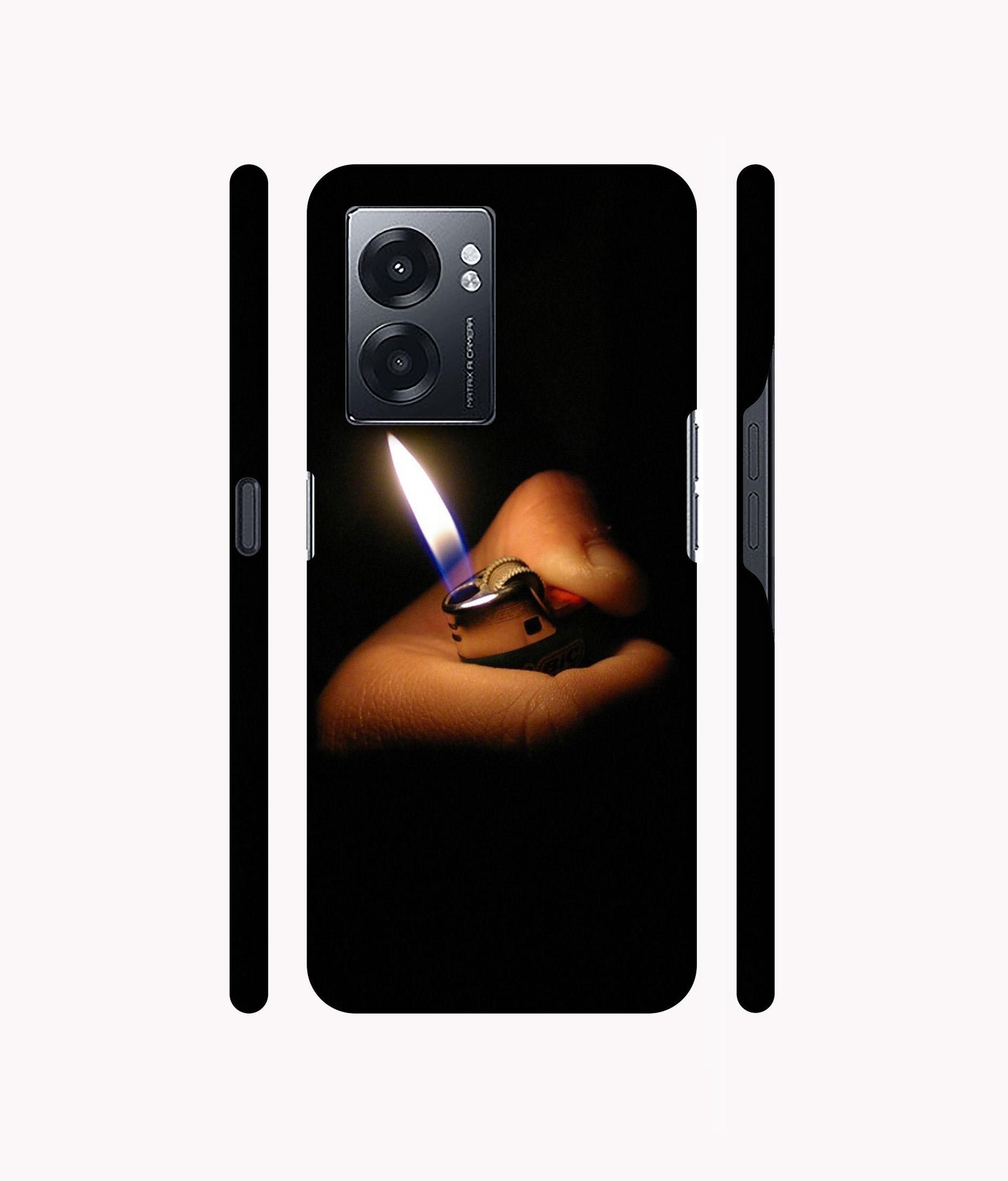 Lighter Flames Designer Hard Back Cover for Realme Narzo 50 5G / Oppo K10 5G / Oppo A57 5G