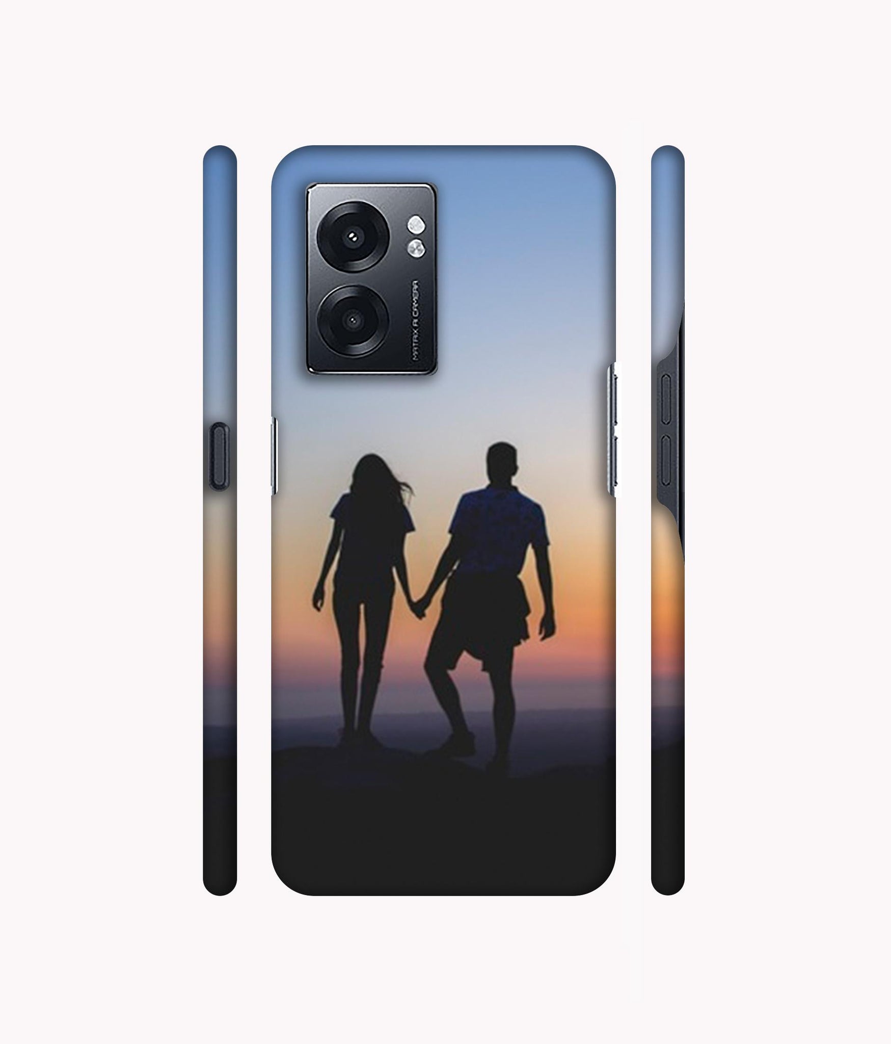 Couple On Beach Designer Hard Back Cover for Realme Narzo 50 5G / Oppo K10 5G / Oppo A57 5G