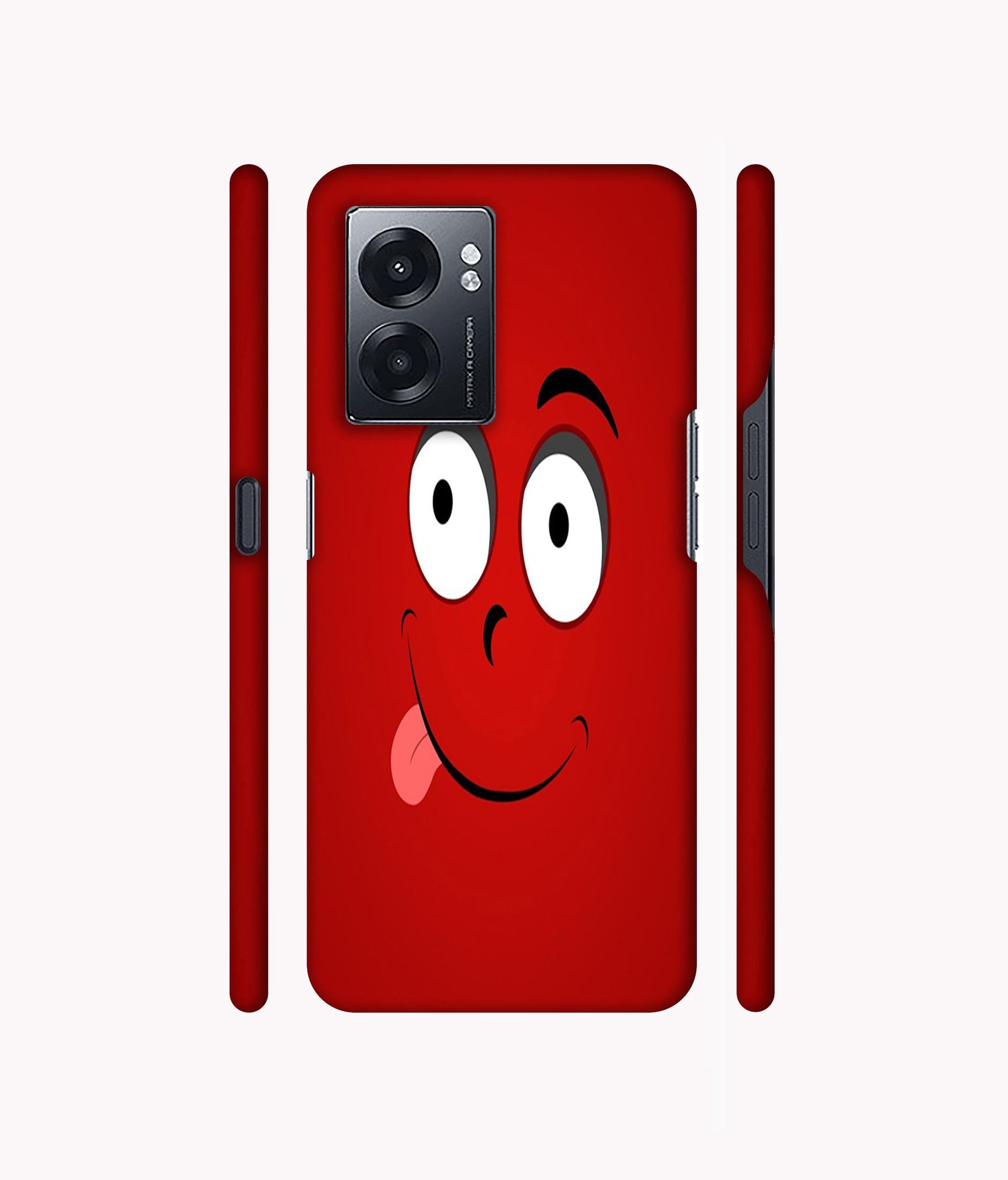 Greedy Smile Designer Hard Back Cover for Realme Narzo 50 5G / Oppo K10 5G / Oppo A57 5G