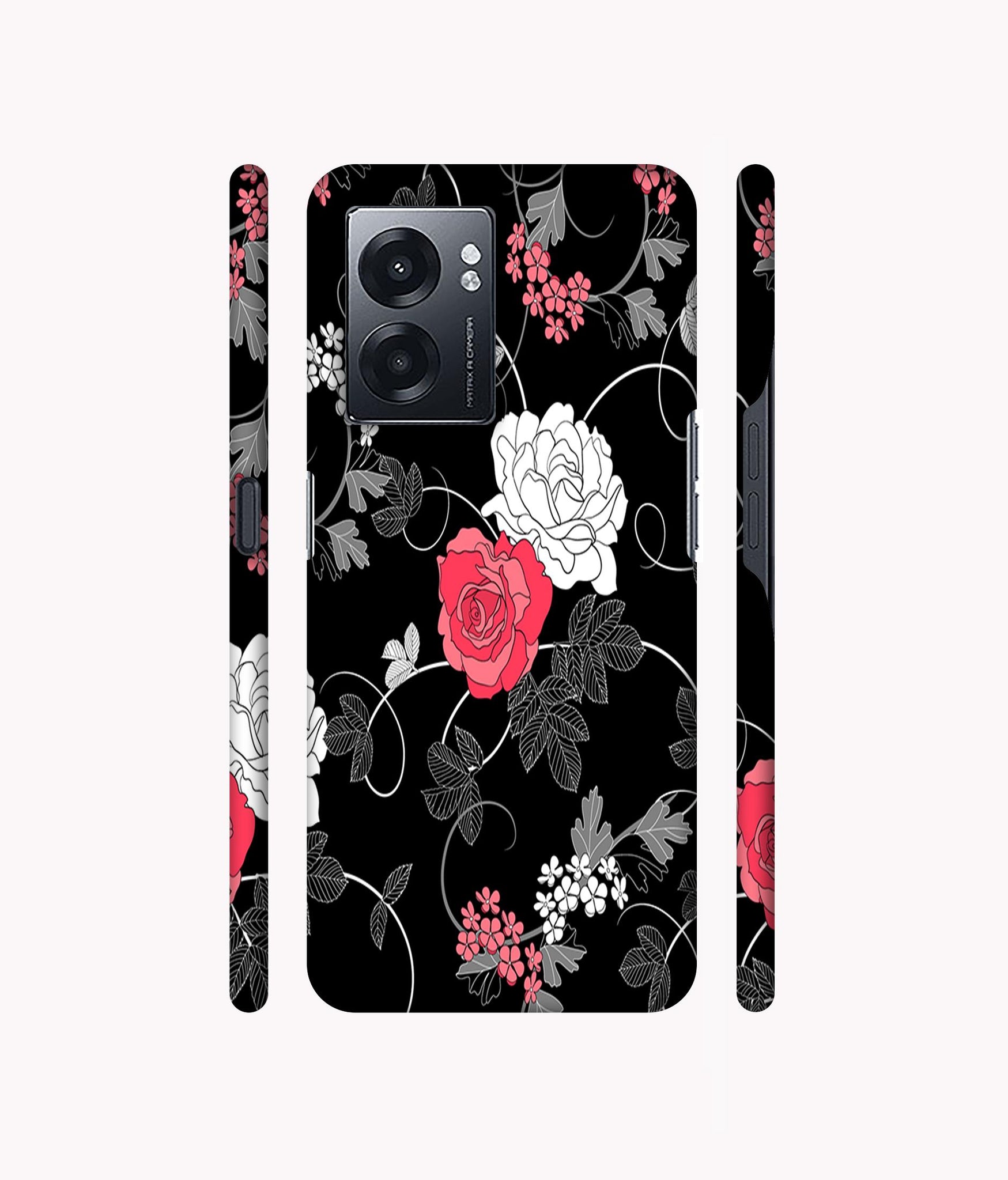Roses Designer Hard Back Cover for Realme Narzo 50 5G / Oppo K10 5G / Oppo A57 5G