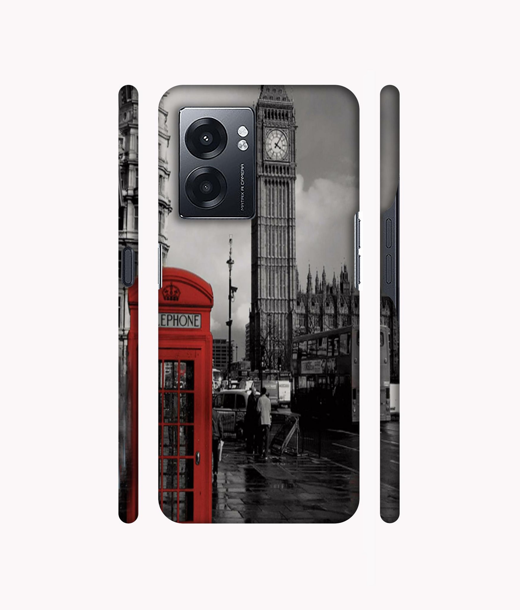 London Theme Designer Hard Back Cover for Realme Narzo 50 5G / Oppo K10 5G / Oppo A57 5G