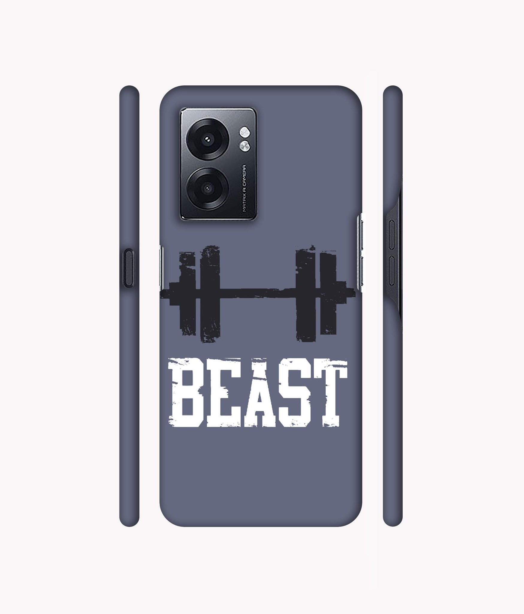 Beast Gym Designer Hard Back Cover for Realme Narzo 50 5G / Oppo K10 5G / Oppo A57 5G