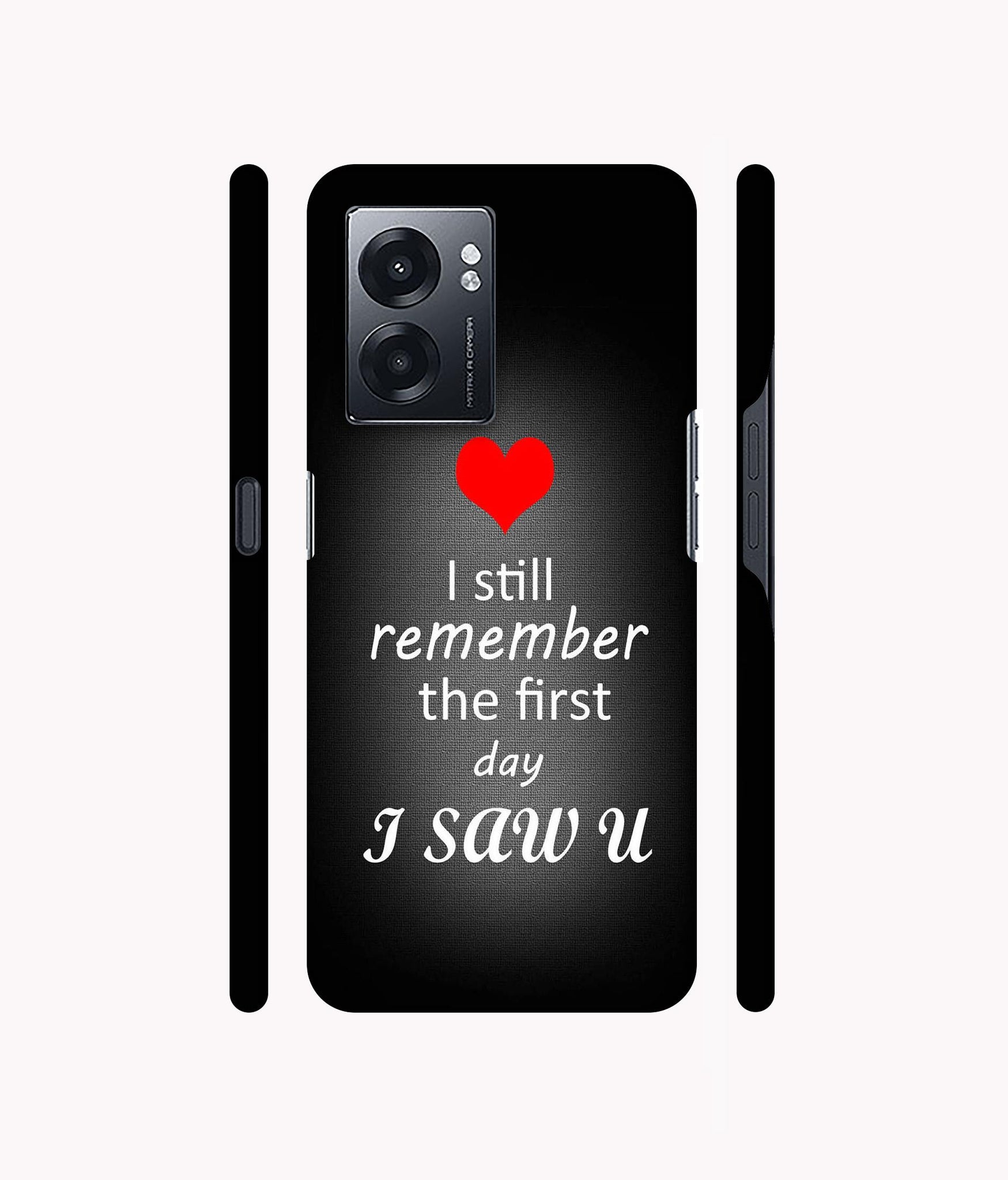 I Saw You Heart Designer Hard Back Cover for Realme Narzo 50 5G / Oppo K10 5G / Oppo A57 5G