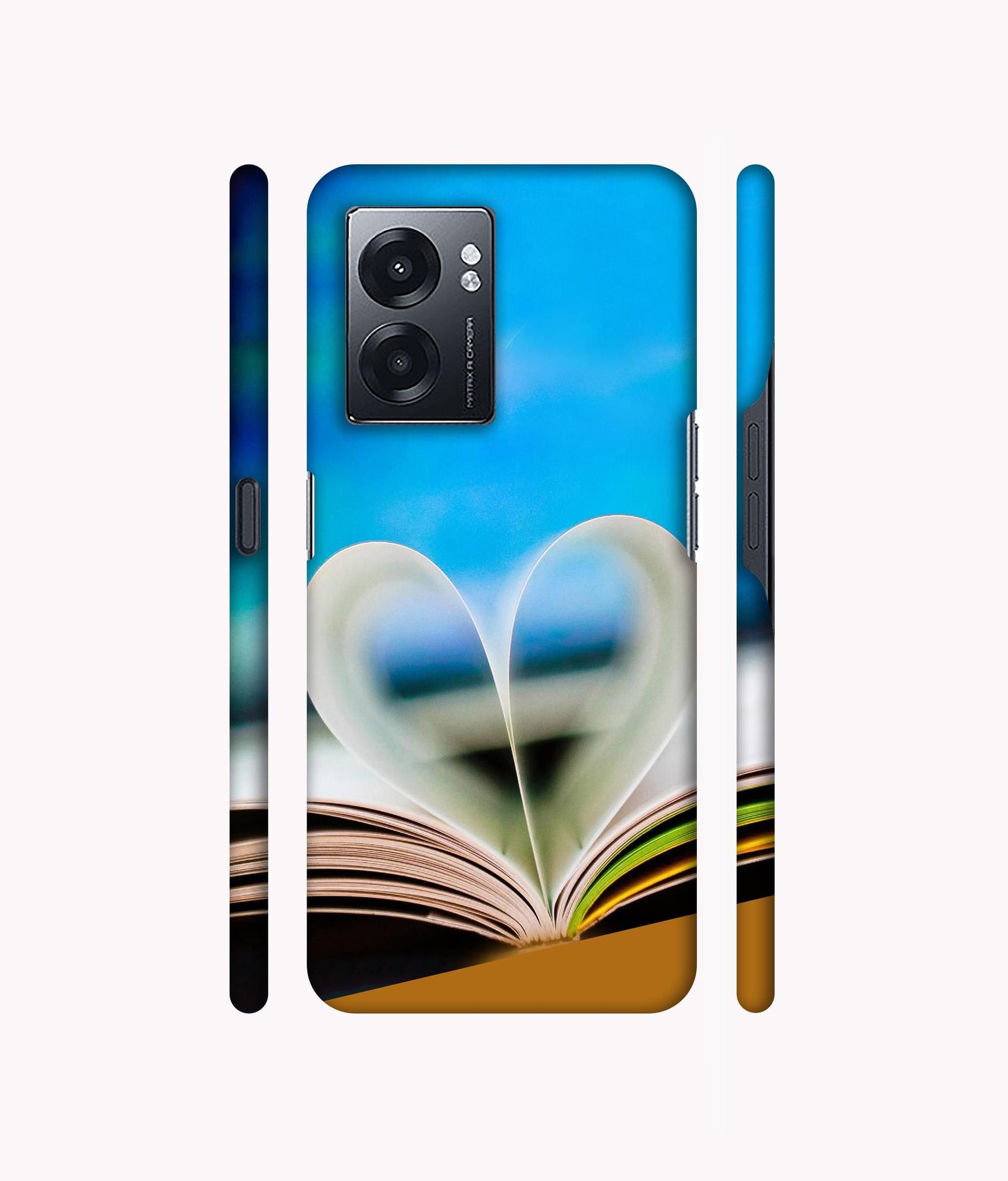 Love Book Designer Hard Back Cover for Realme Narzo 50 5G / Oppo K10 5G / Oppo A57 5G