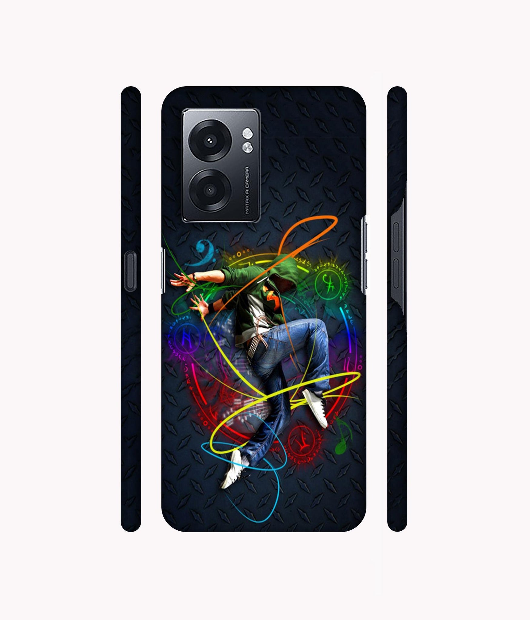 Boy With Music Designer Hard Back Cover for Realme Narzo 50 5G / Oppo K10 5G / Oppo A57 5G