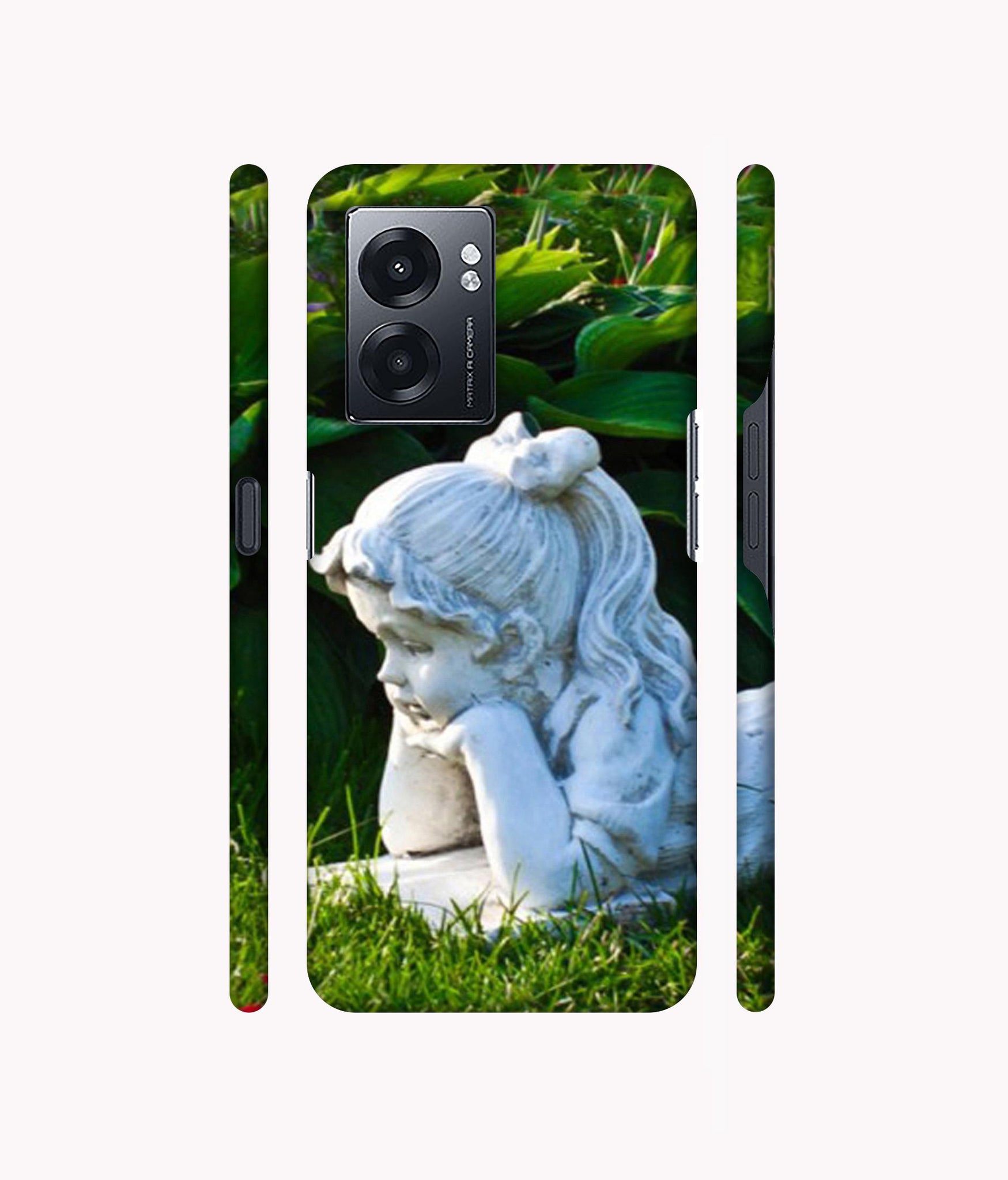 Statue of Girl Designer Hard Back Cover for Realme Narzo 50 5G / Oppo K10 5G / Oppo A57 5G
