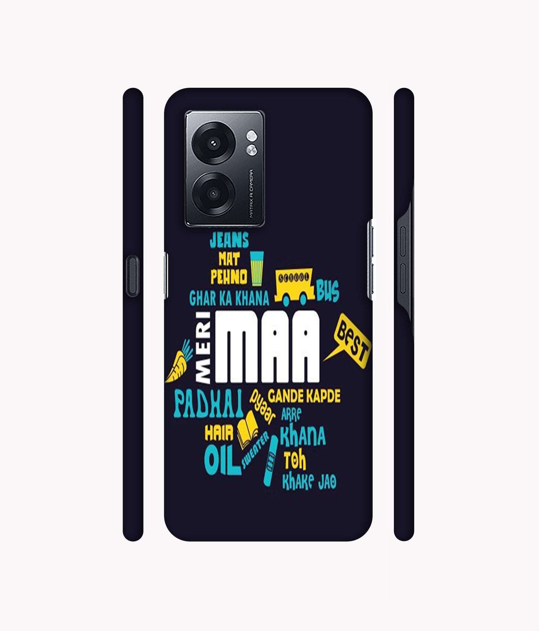Maa Designer Hard Back Cover for Realme Narzo 50 5G / Oppo K10 5G / Oppo A57 5G