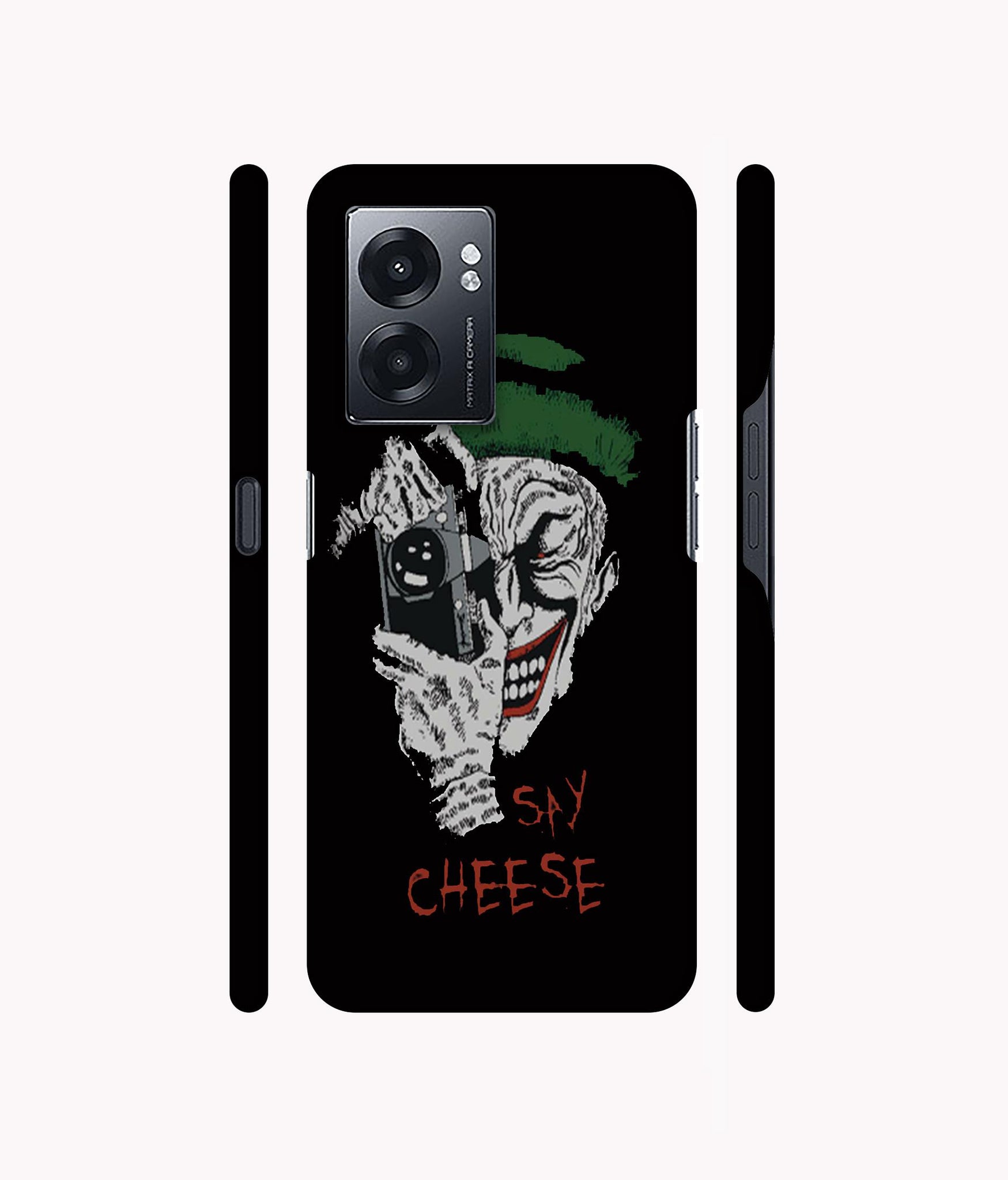 Joker Say Cheese Designer Hard Back Cover for Realme Narzo 50 5G / Oppo K10 5G / Oppo A57 5G