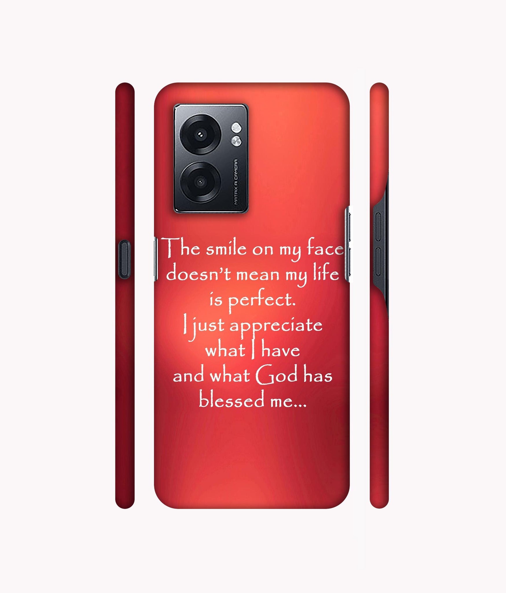 Quotes On Life Designer Hard Back Cover for Realme Narzo 50 5G / Oppo K10 5G / Oppo A57 5G