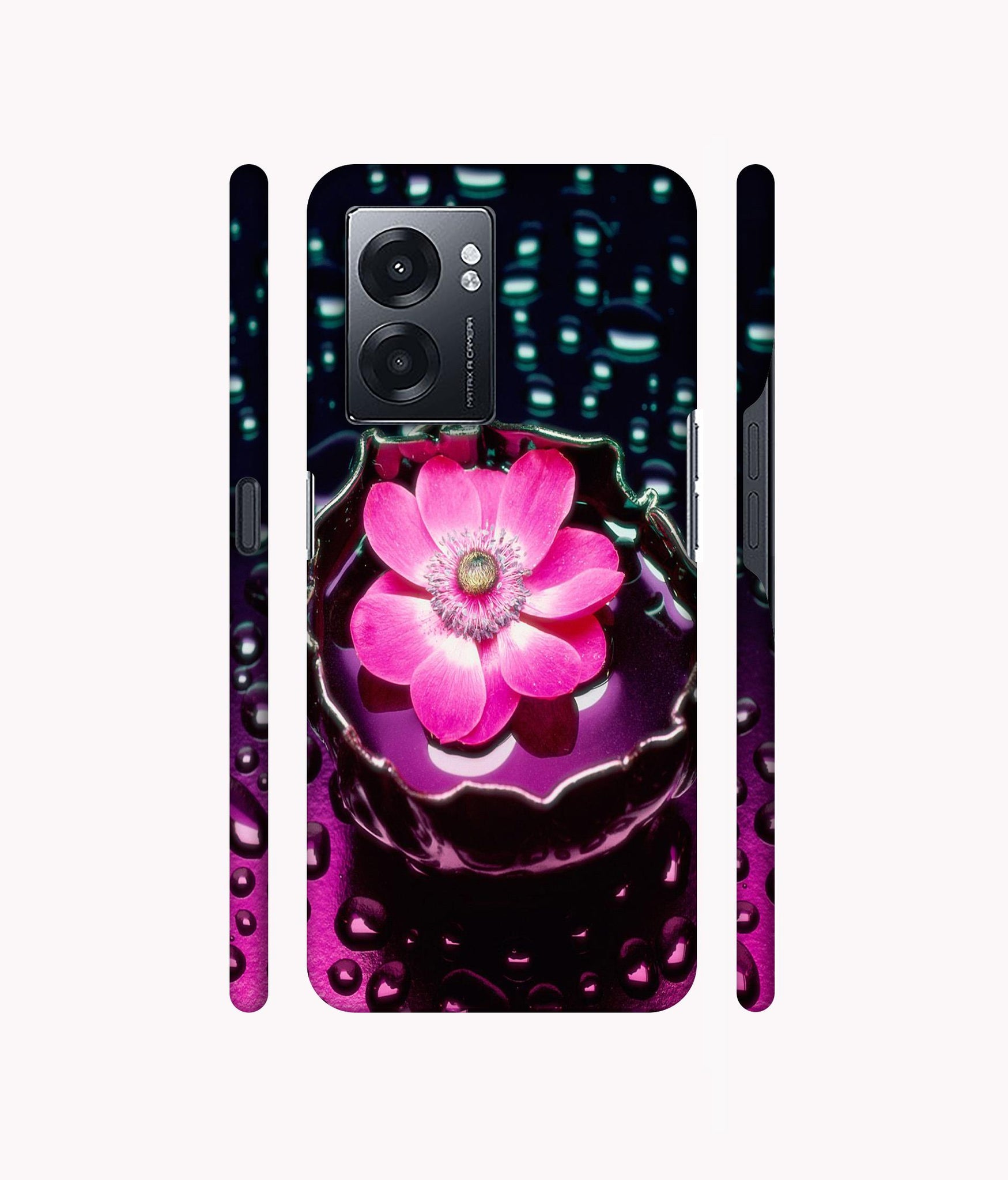 Flower in Water Designer Hard Back Cover for Realme Narzo 50 5G / Oppo K10 5G / Oppo A57 5G
