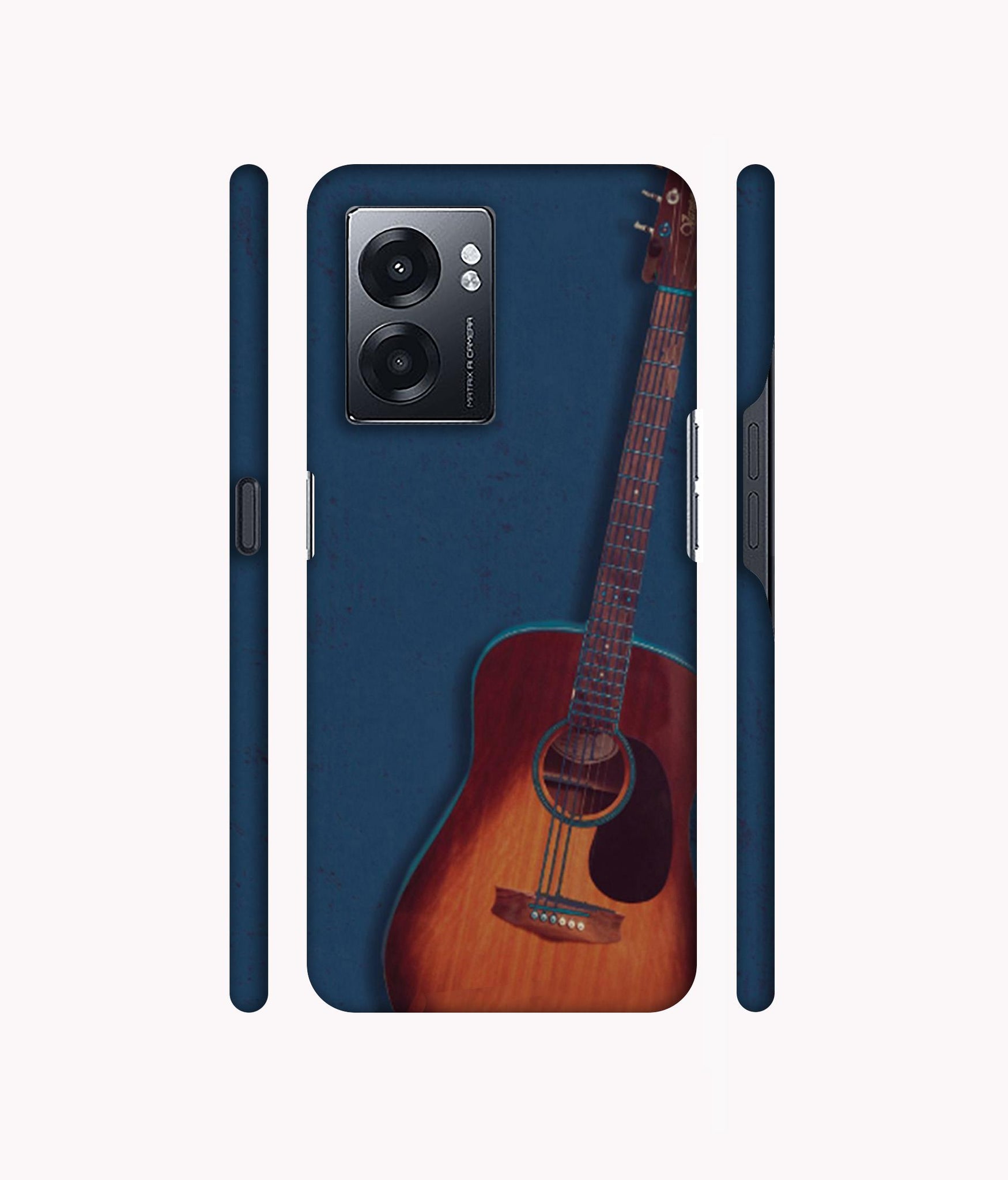 Guitar Designer Hard Back Cover for Realme Narzo 50 5G / Oppo K10 5G / Oppo A57 5G