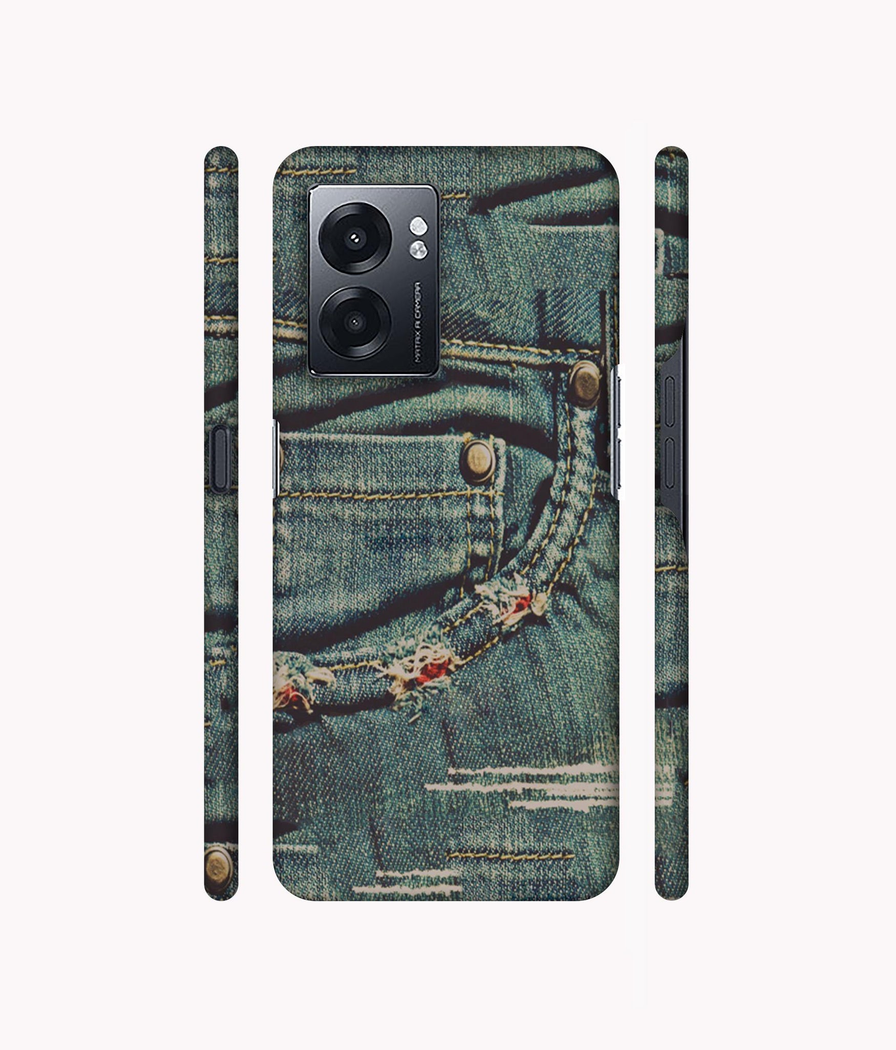 Jeans Designer Hard Back Cover for Realme Narzo 50 5G / Oppo K10 5G / Oppo A57 5G