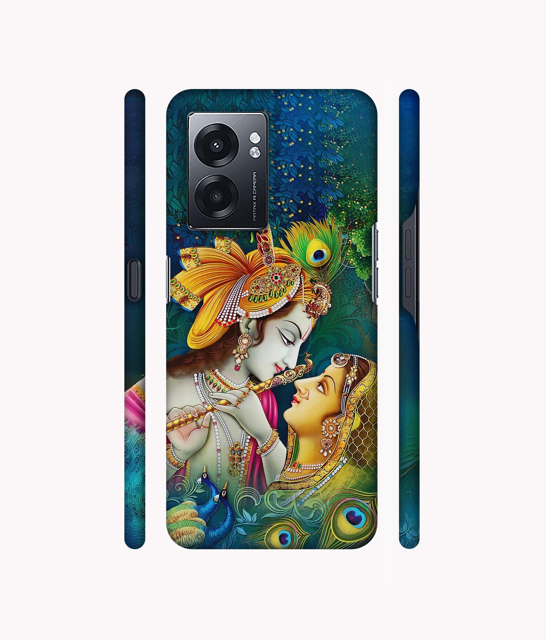 Radha Kishan Love Designer Hard Back Cover for Realme Narzo 50 5G / Oppo K10 5G / Oppo A57 5G