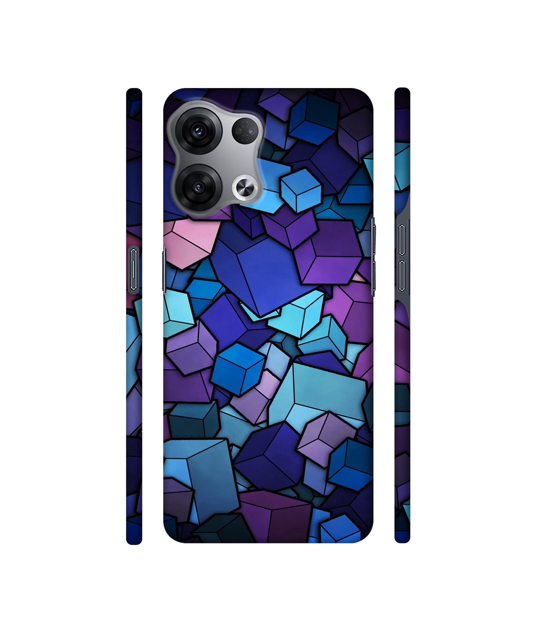 Color Box Designer Hard Back Cover for Oppo Reno8 5G