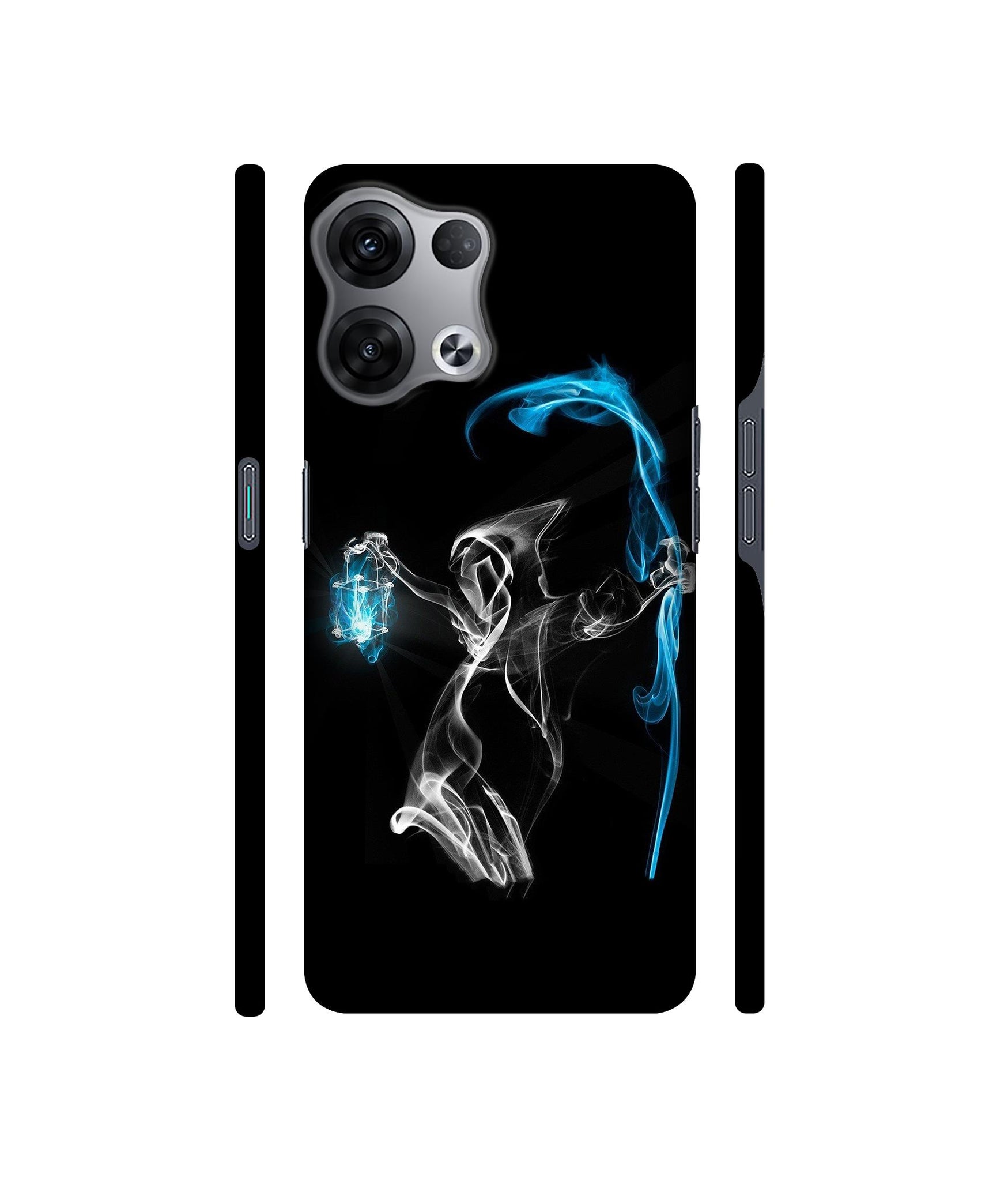 3D Skull Designer Hard Back Cover for Oppo Reno8 5G