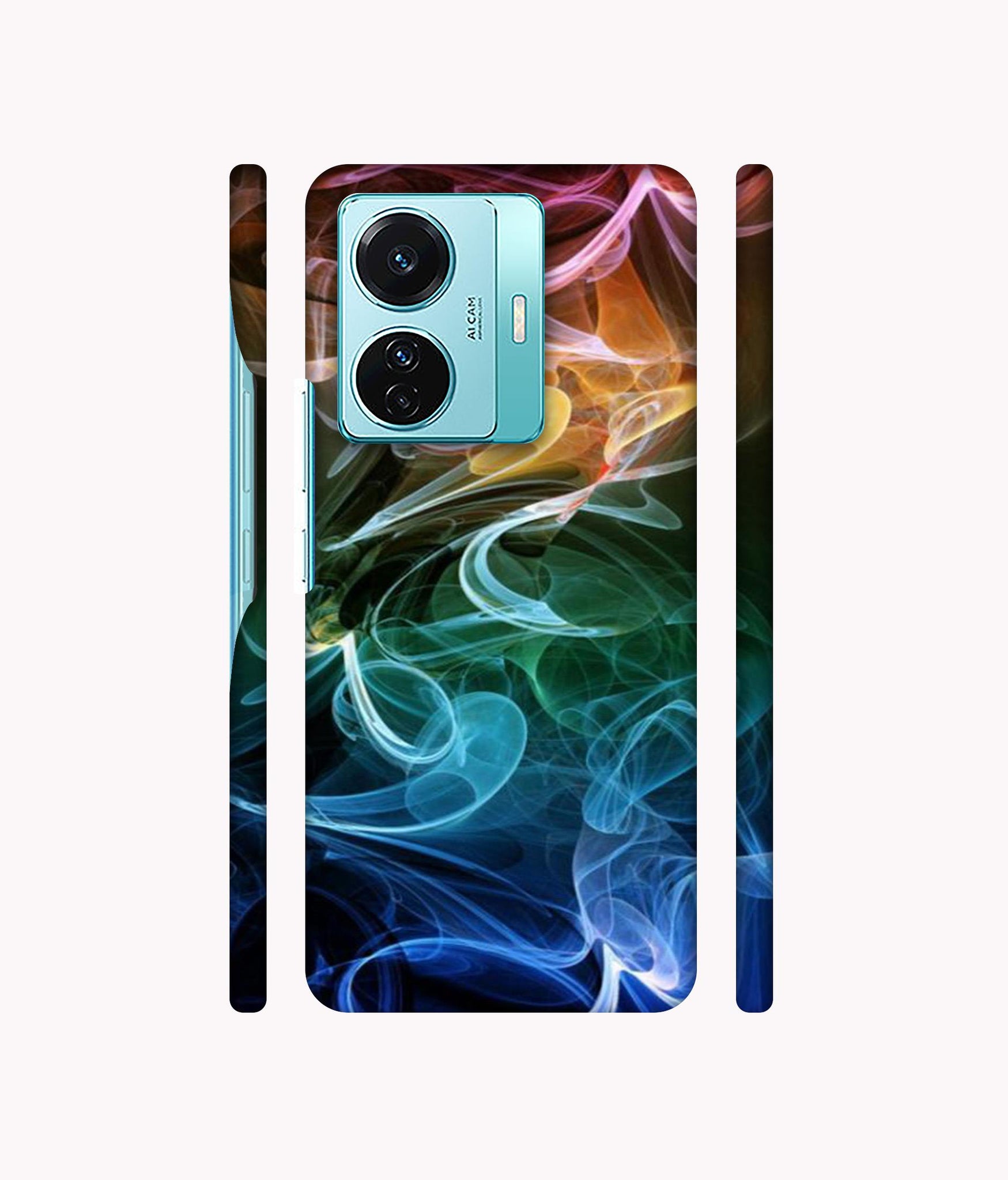 Smoky Pattern Designer Hard Back Cover for Vivo T1 Pro 5G