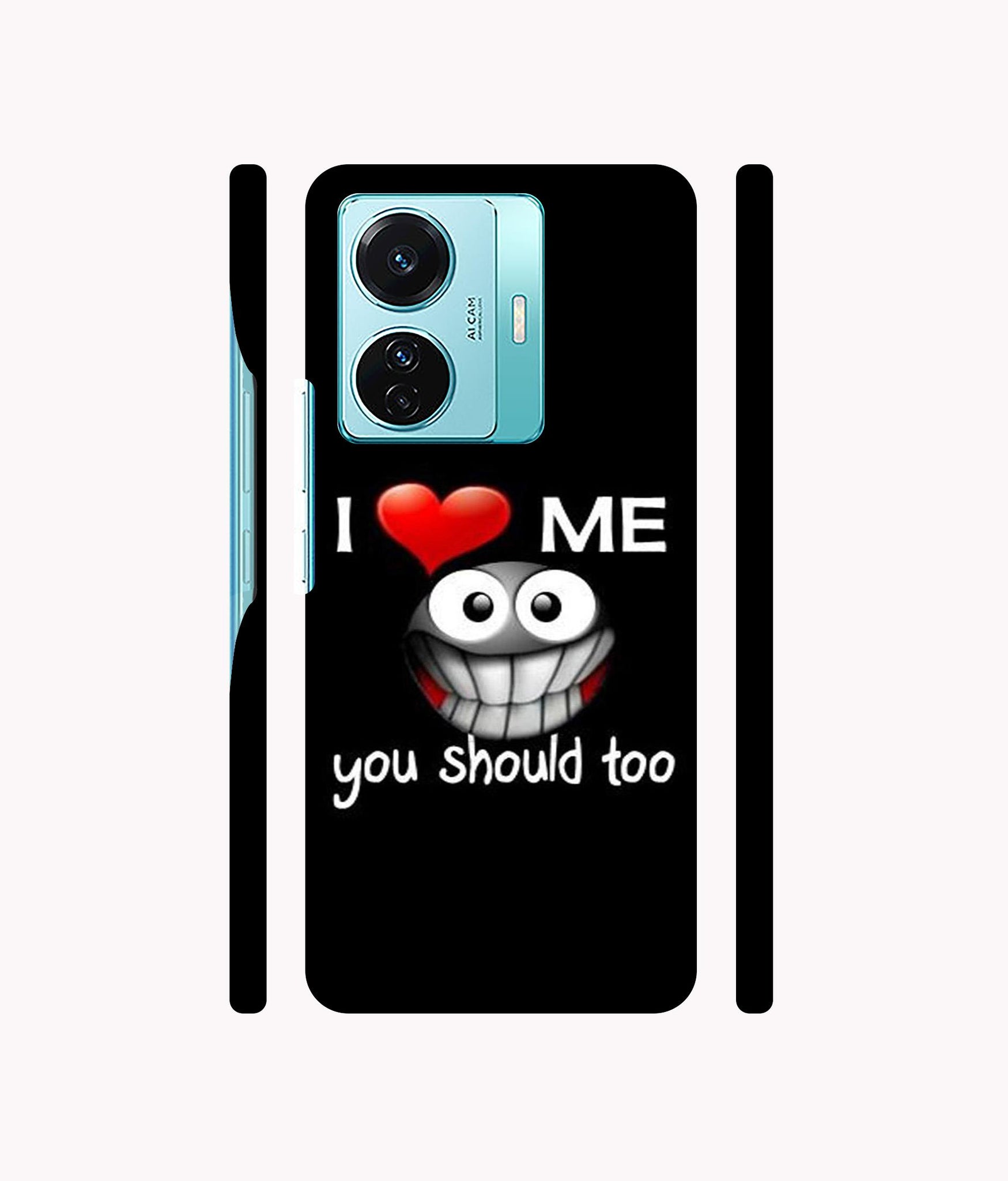 I Love Me Quotes Designer Hard Back Cover for Vivo T1 Pro 5G