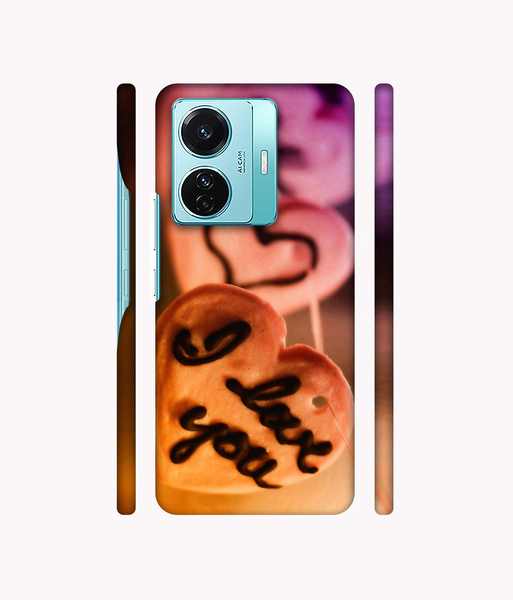 I Love you Designer Hard Back Cover for Vivo T1 Pro 5G