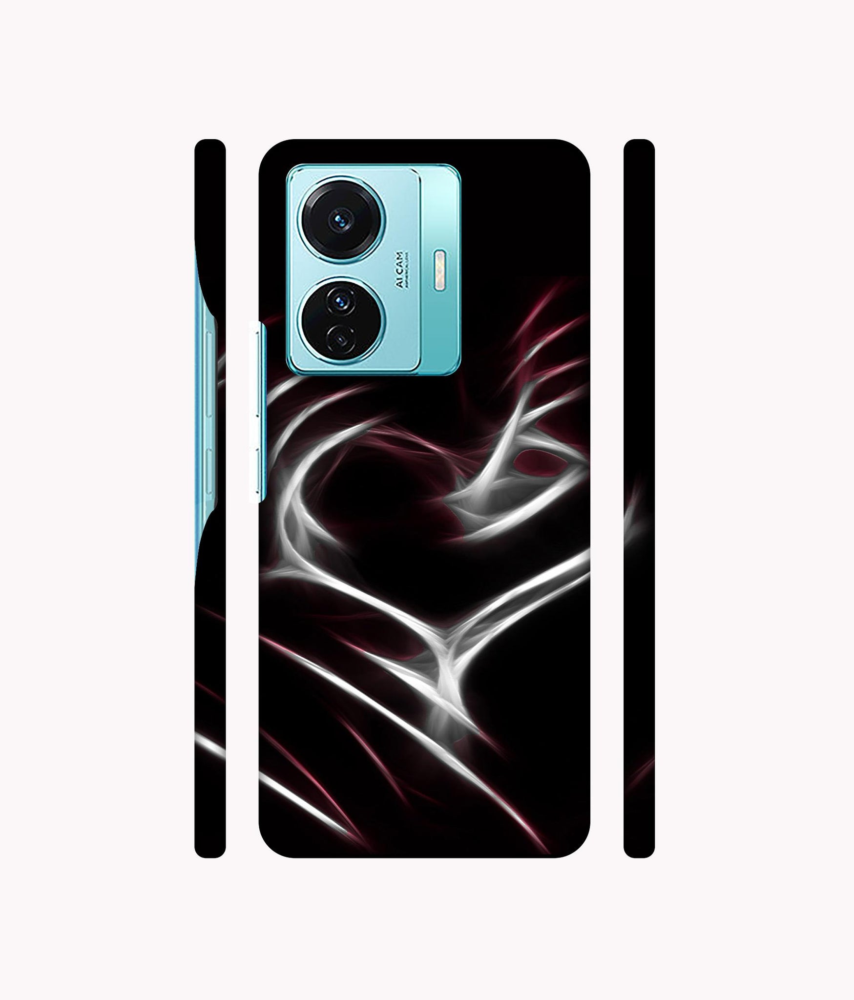 Heart Line Designer Hard Back Cover for Vivo T1 Pro 5G