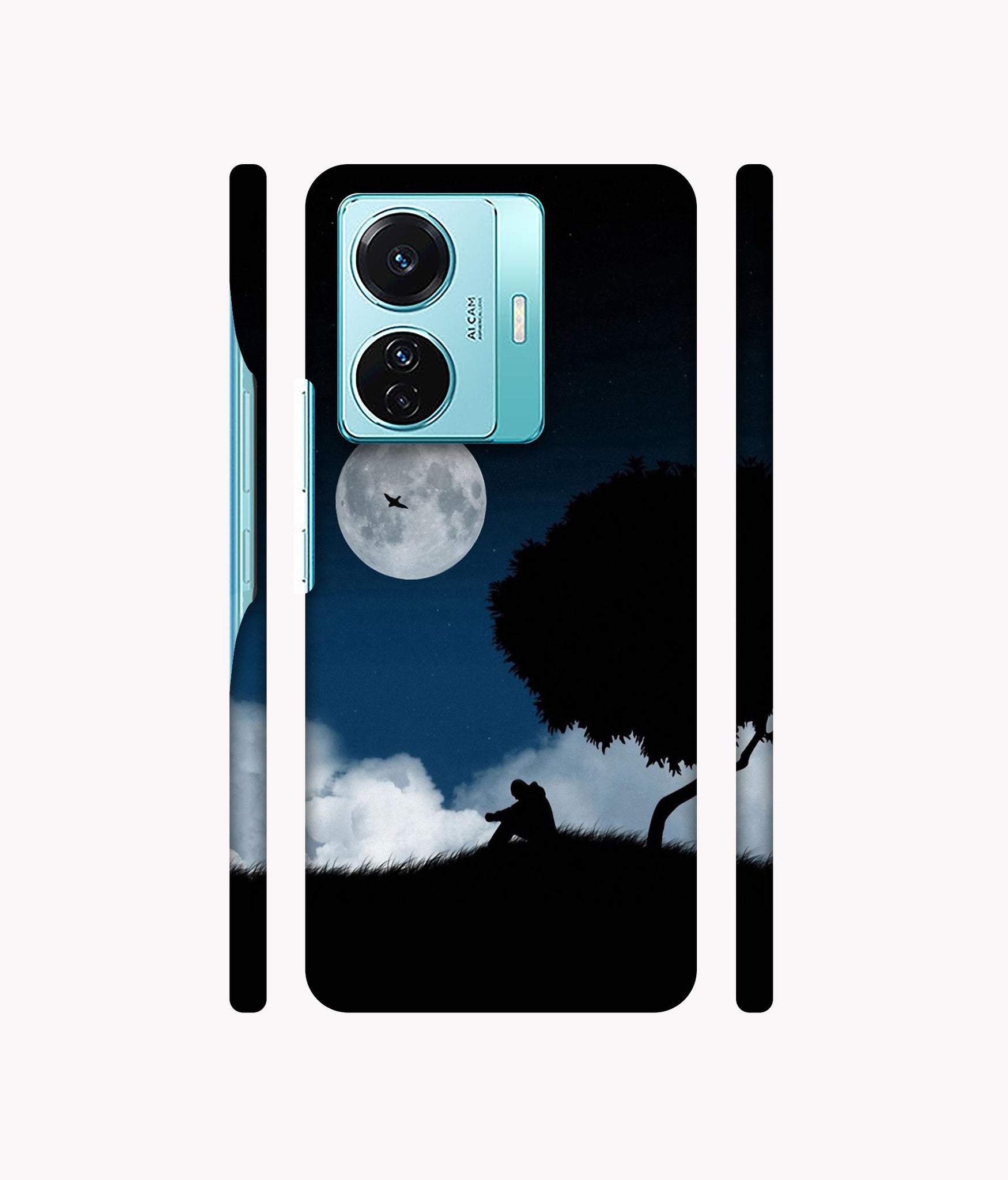Solitude Tree Designer Hard Back Cover for Vivo T1 Pro 5G