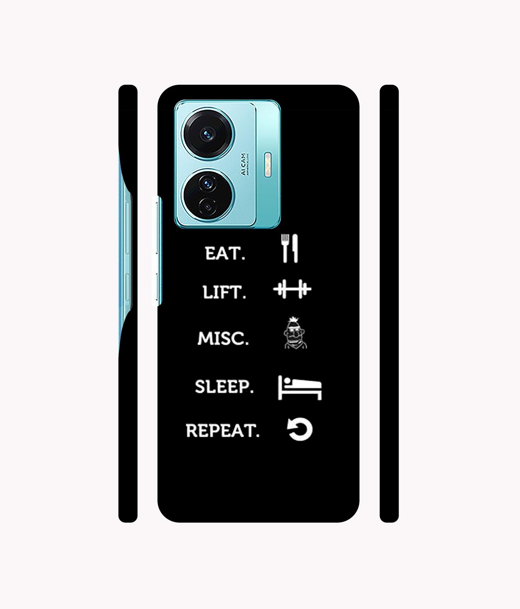 Life Tool Quote Designer Hard Back Cover for Vivo T1 Pro 5G