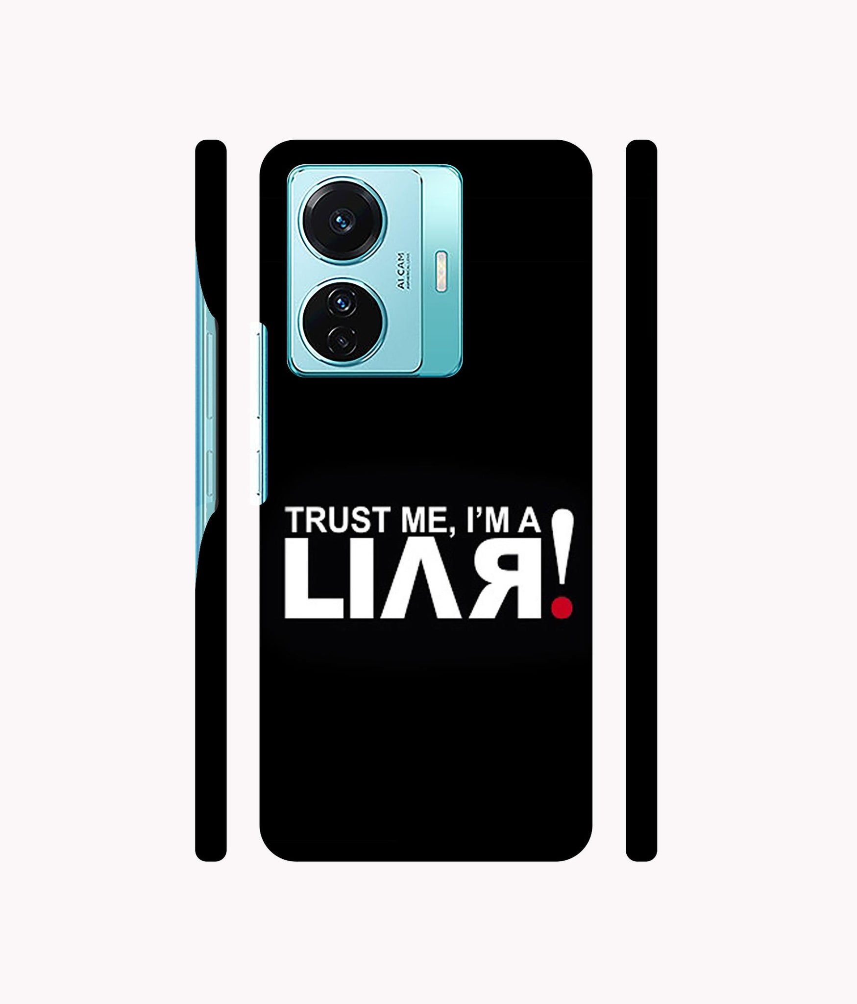 Trust Me Funny Quote Designer Hard Back Cover for Vivo T1 Pro 5G