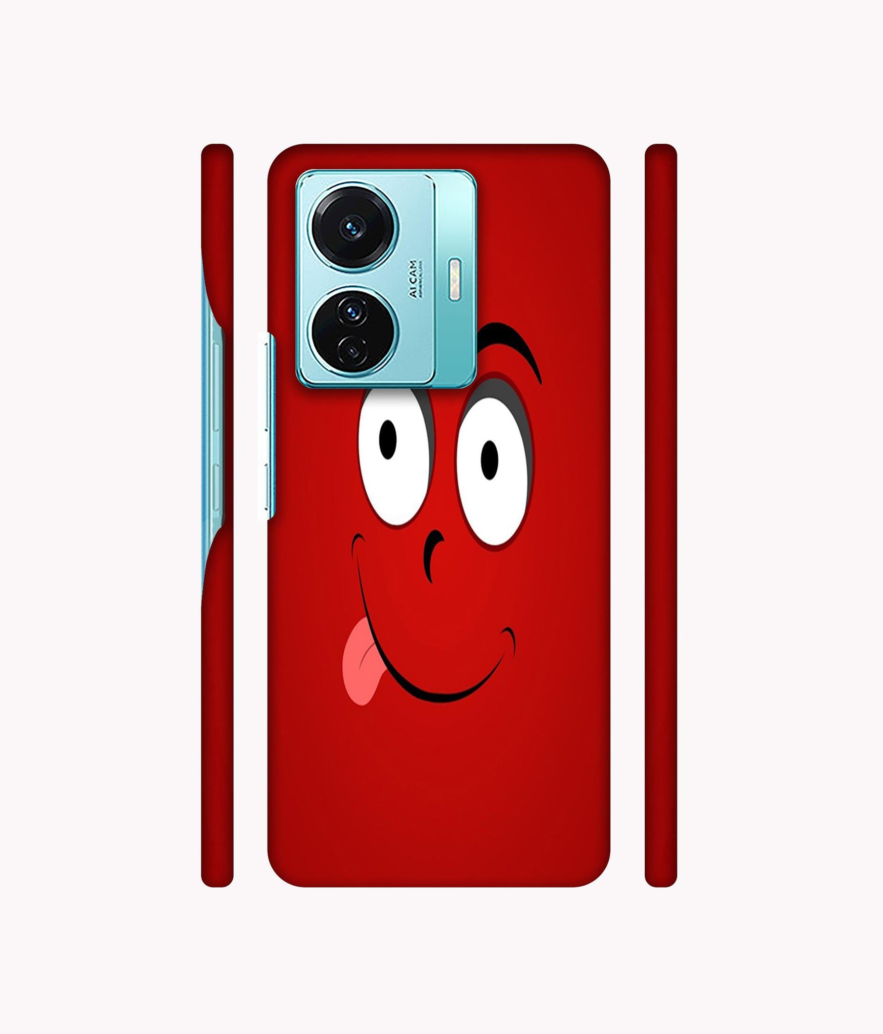 Greedy Smile Designer Hard Back Cover for Vivo T1 Pro 5G