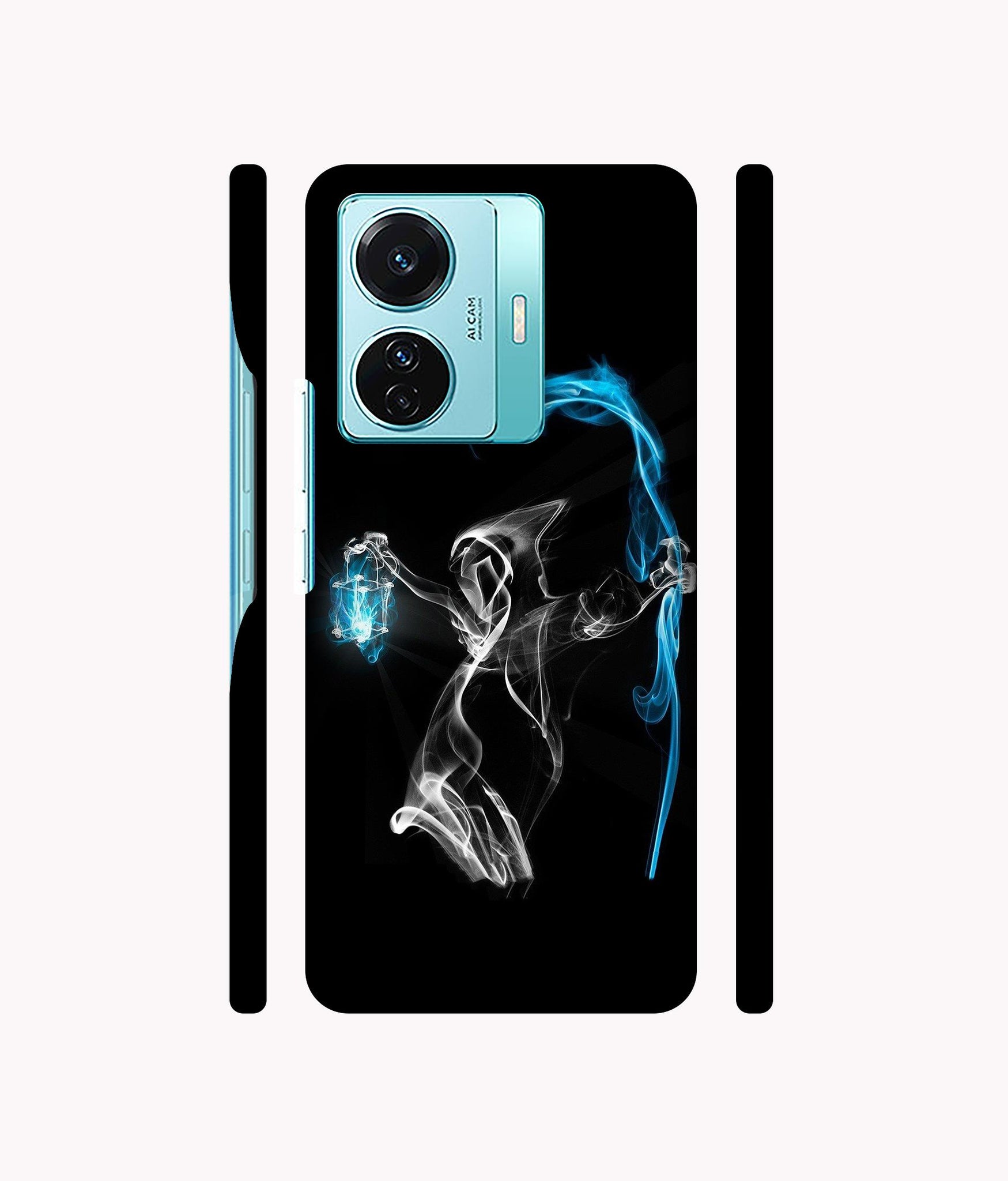 3D Skull Designer Hard Back Cover for Vivo T1 Pro 5G