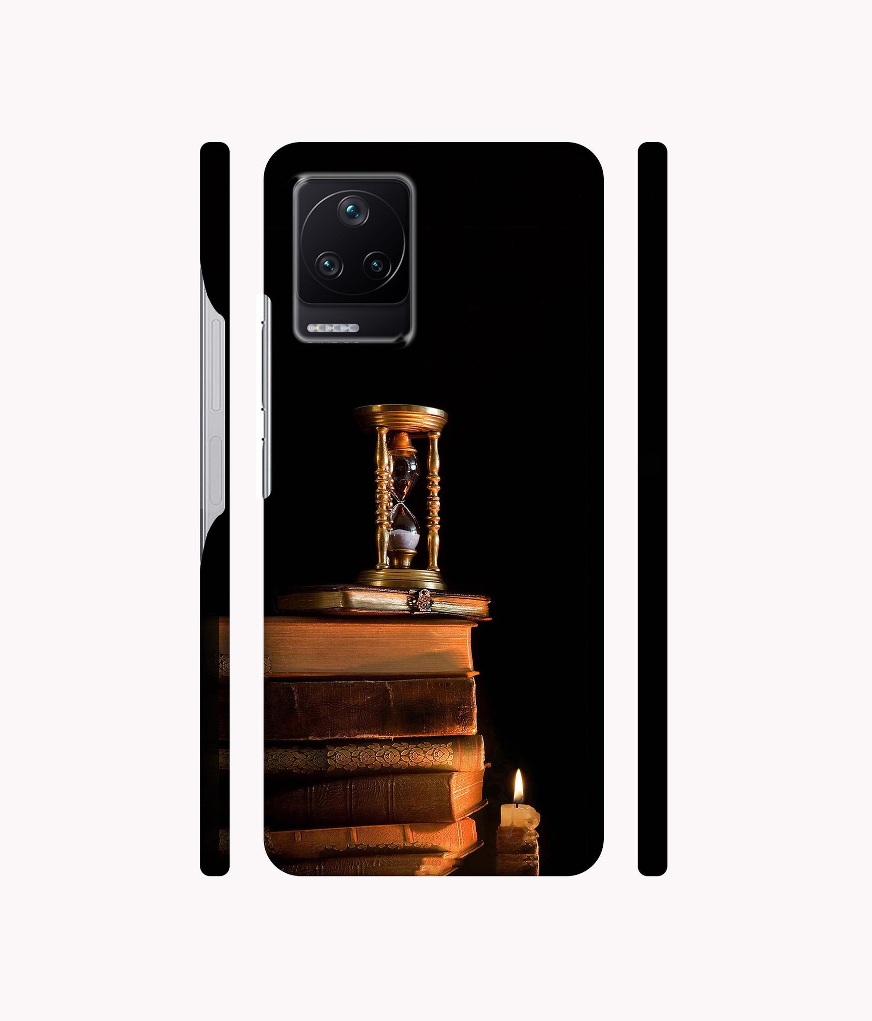 Magic Candles Books Designer Hard Back Cover for Poco F4 5G / Mi Redmi K40S 5G