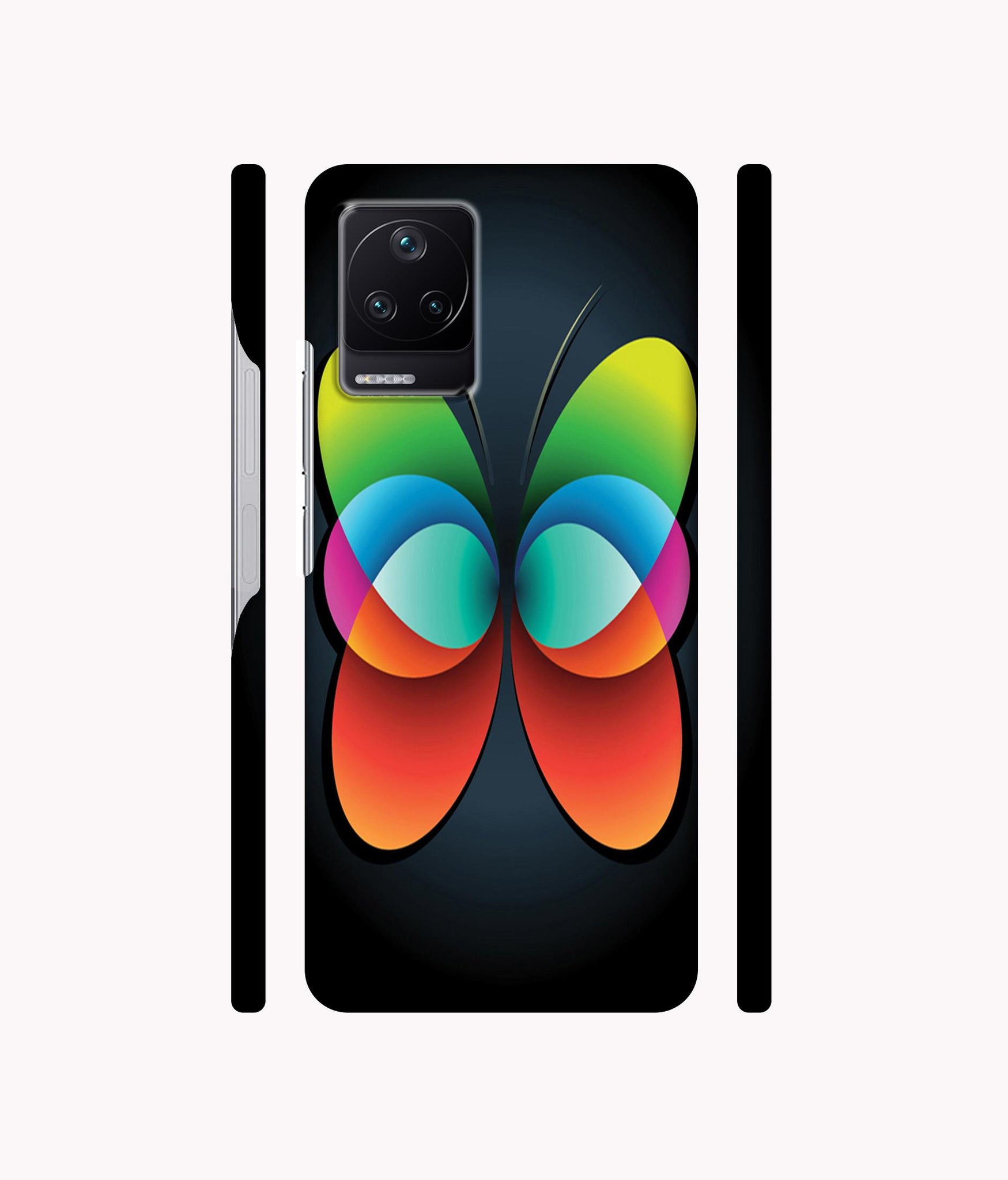 Colourfull Butterfly Designer Hard Back Cover for Poco F4 5G / Mi Redmi K40S 5G