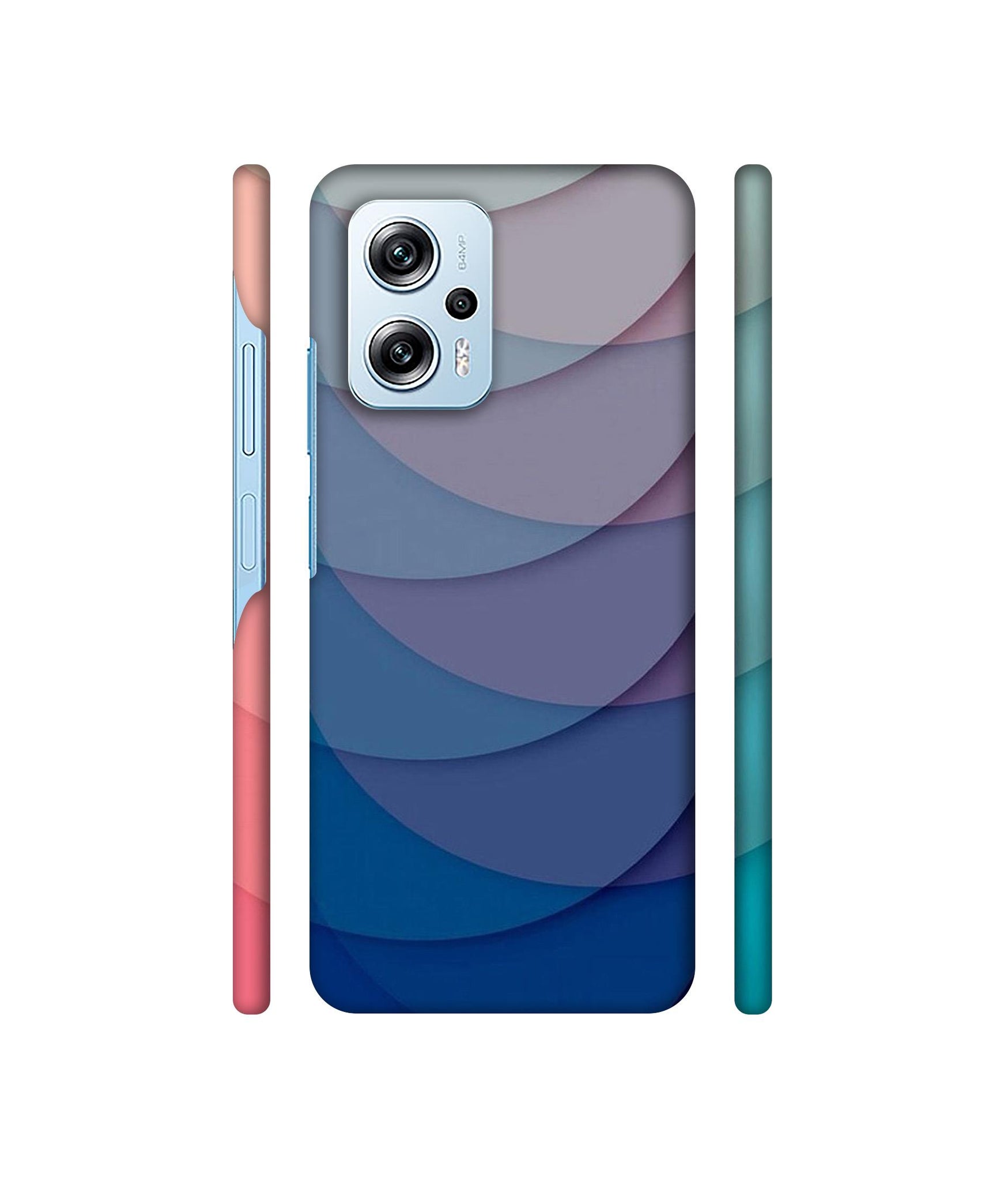 Waves Pattern Print Designer Hard Back Cover for Mi Redmi Note 11T Pro 5G / Poco X4 GT 5G