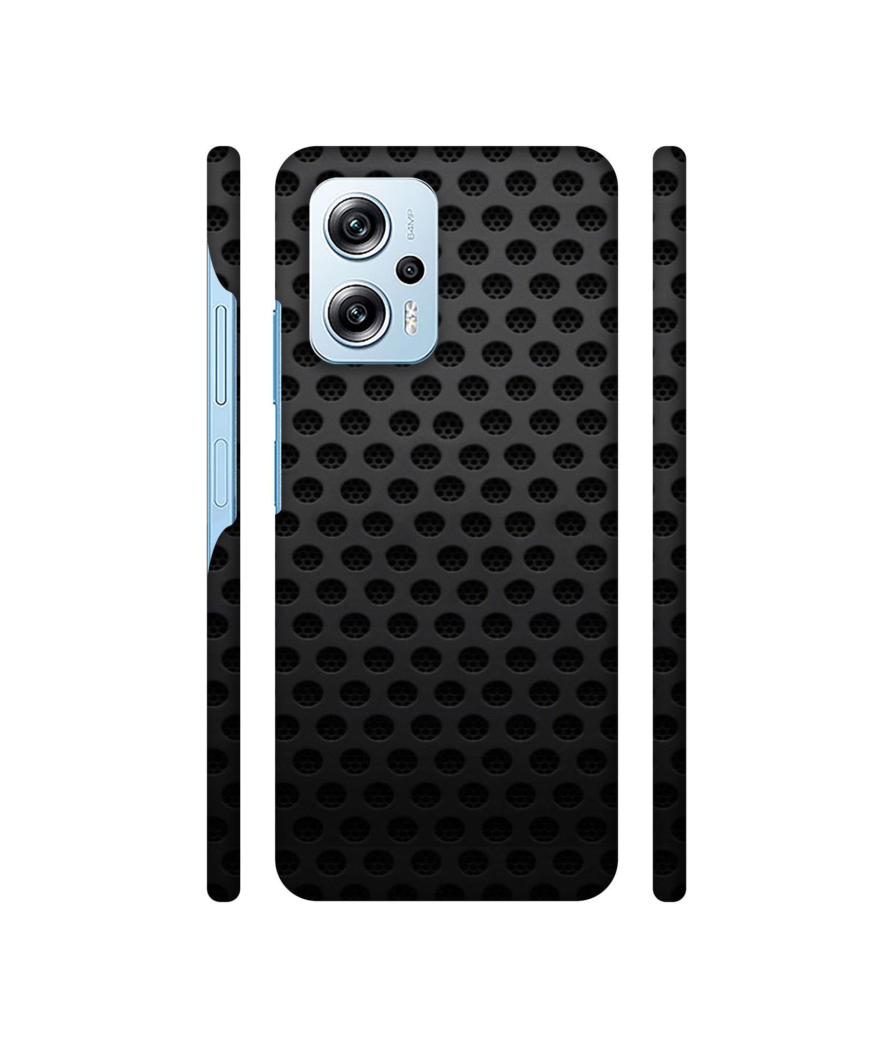 Black Circle Designer Hard Back Cover for Mi Redmi Note 11T Pro 5G / Poco X4 GT 5G