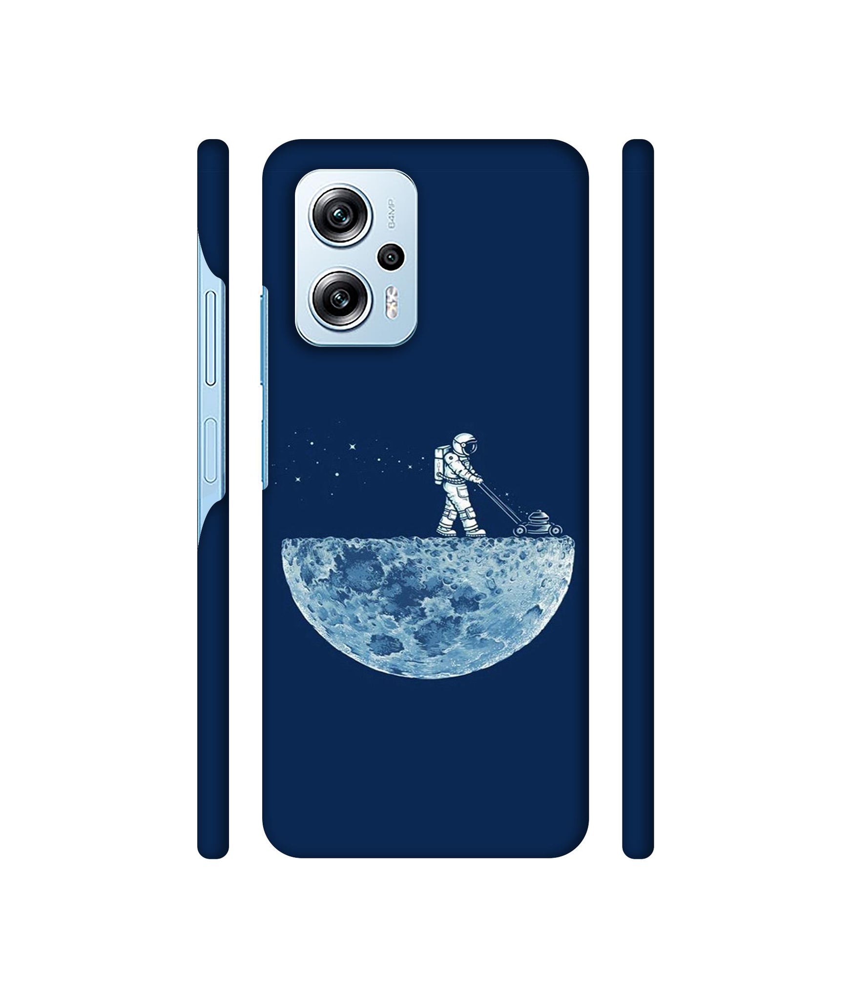Moon Walk Designer Hard Back Cover for Mi Redmi Note 11T Pro 5G / Poco X4 GT 5G