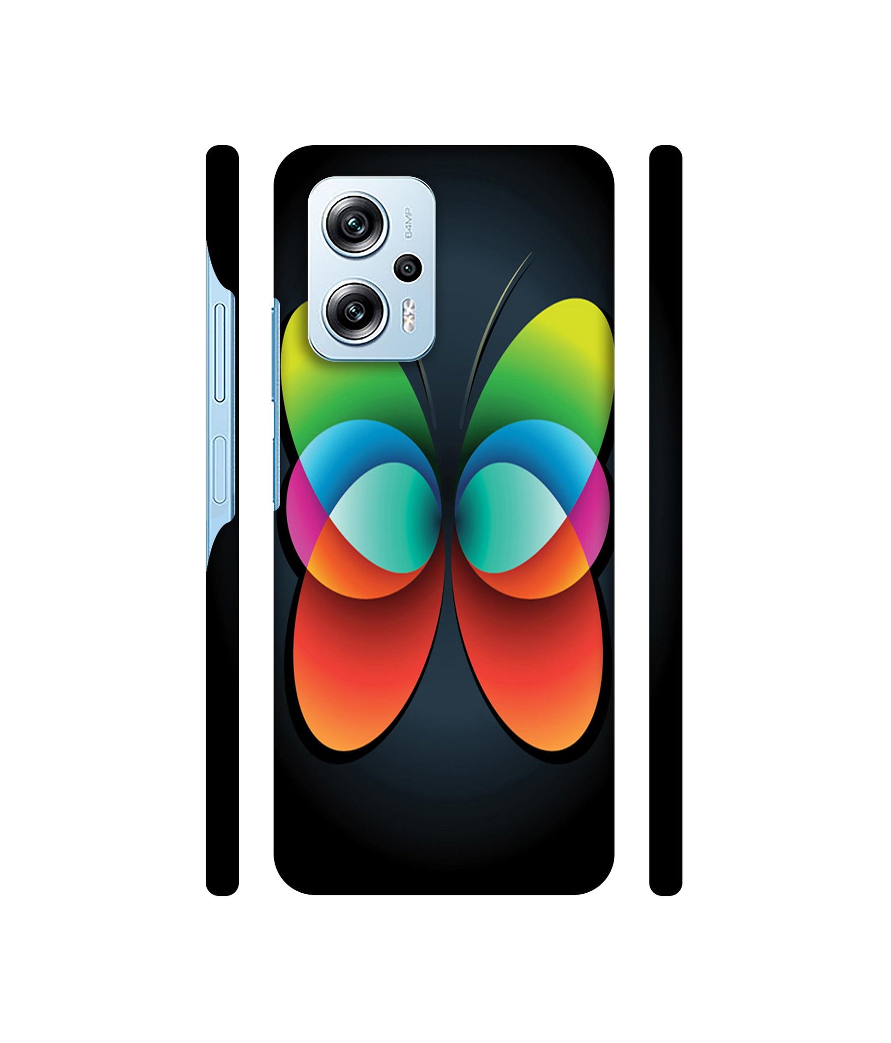 Colourfull Butterfly Designer Hard Back Cover for Mi Redmi Note 11T Pro 5G / Poco X4 GT 5G