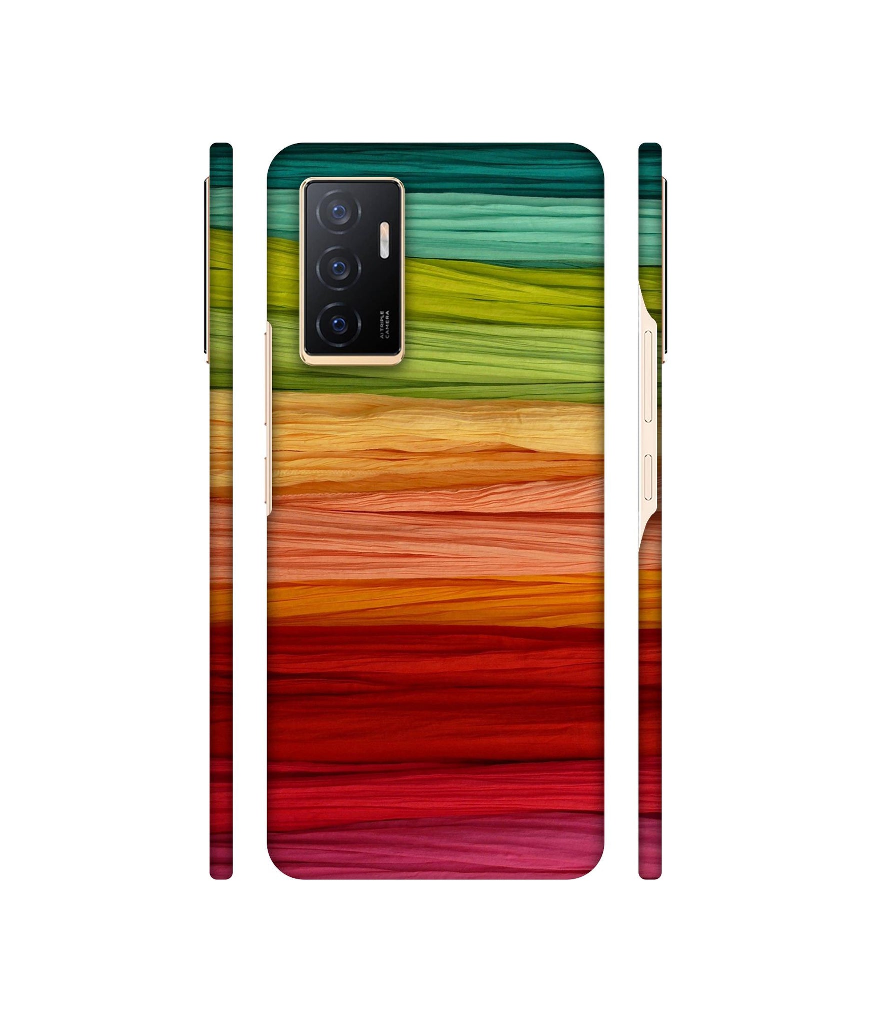 Colorful Thread Designer Hard Back Cover for Vivo V23e 4G / Vivo V23e 5G