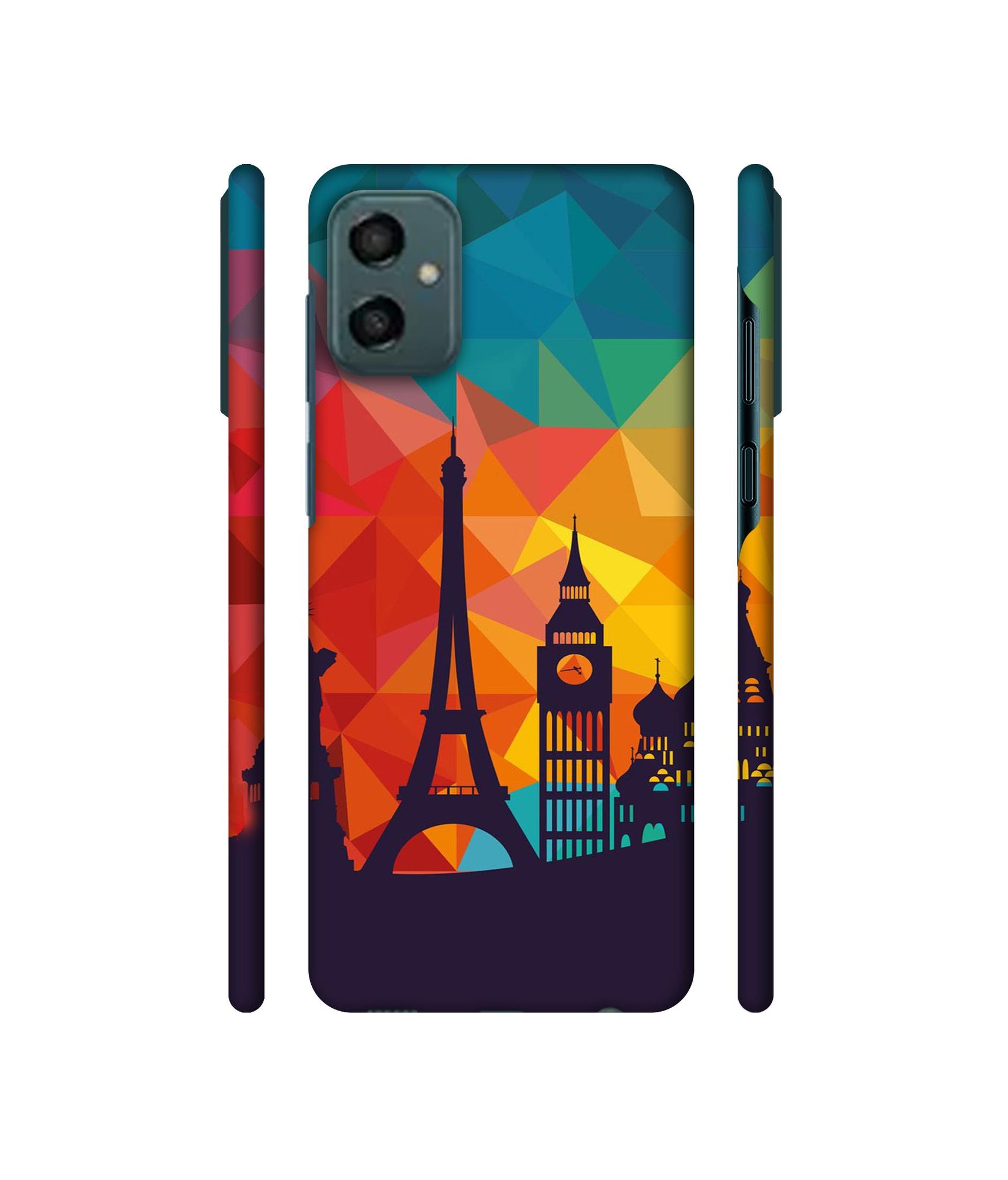 Colored Paris Designer Hard Back Cover for Samsung Galaxy M13 5G