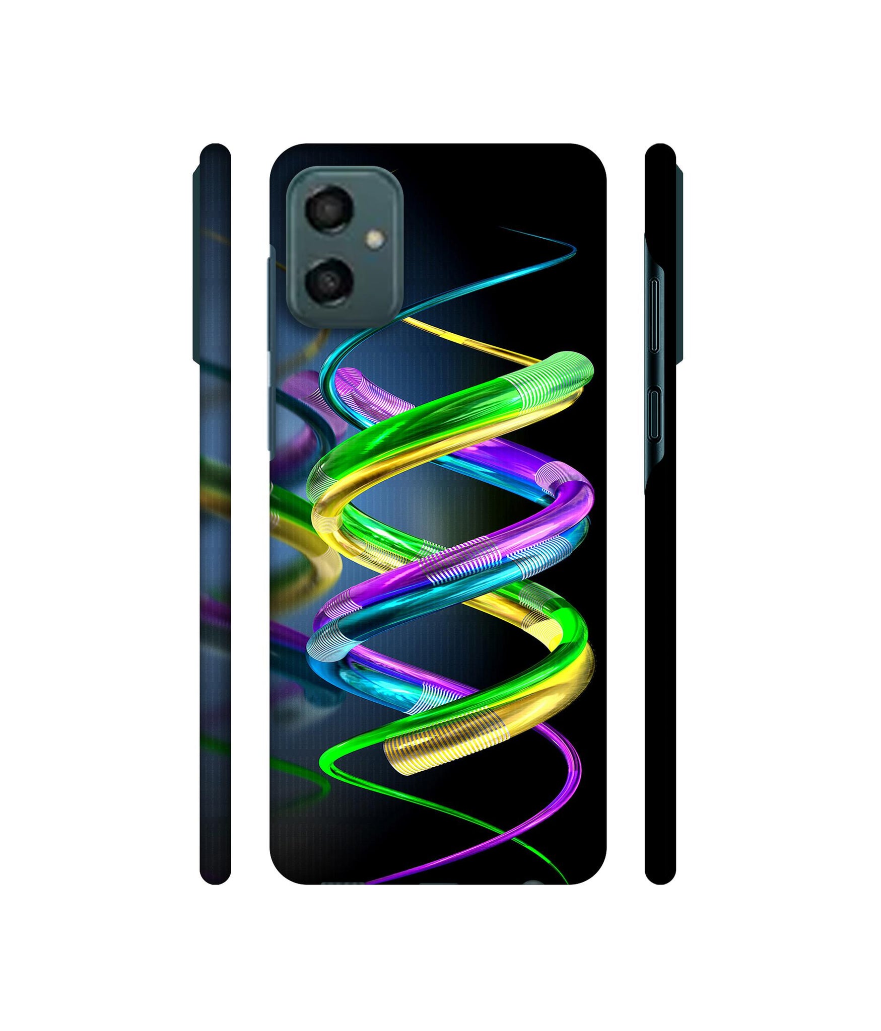 3D Spiral Designer Hard Back Cover for Samsung Galaxy M13 5G