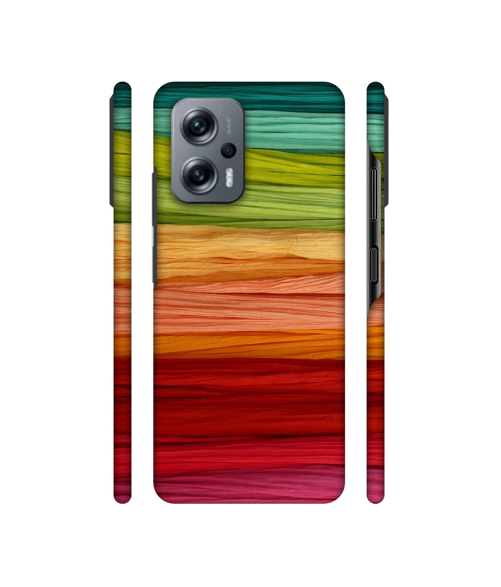 Colorful Thread Designer Hard Back Cover for Mi Redmi K50i 5G